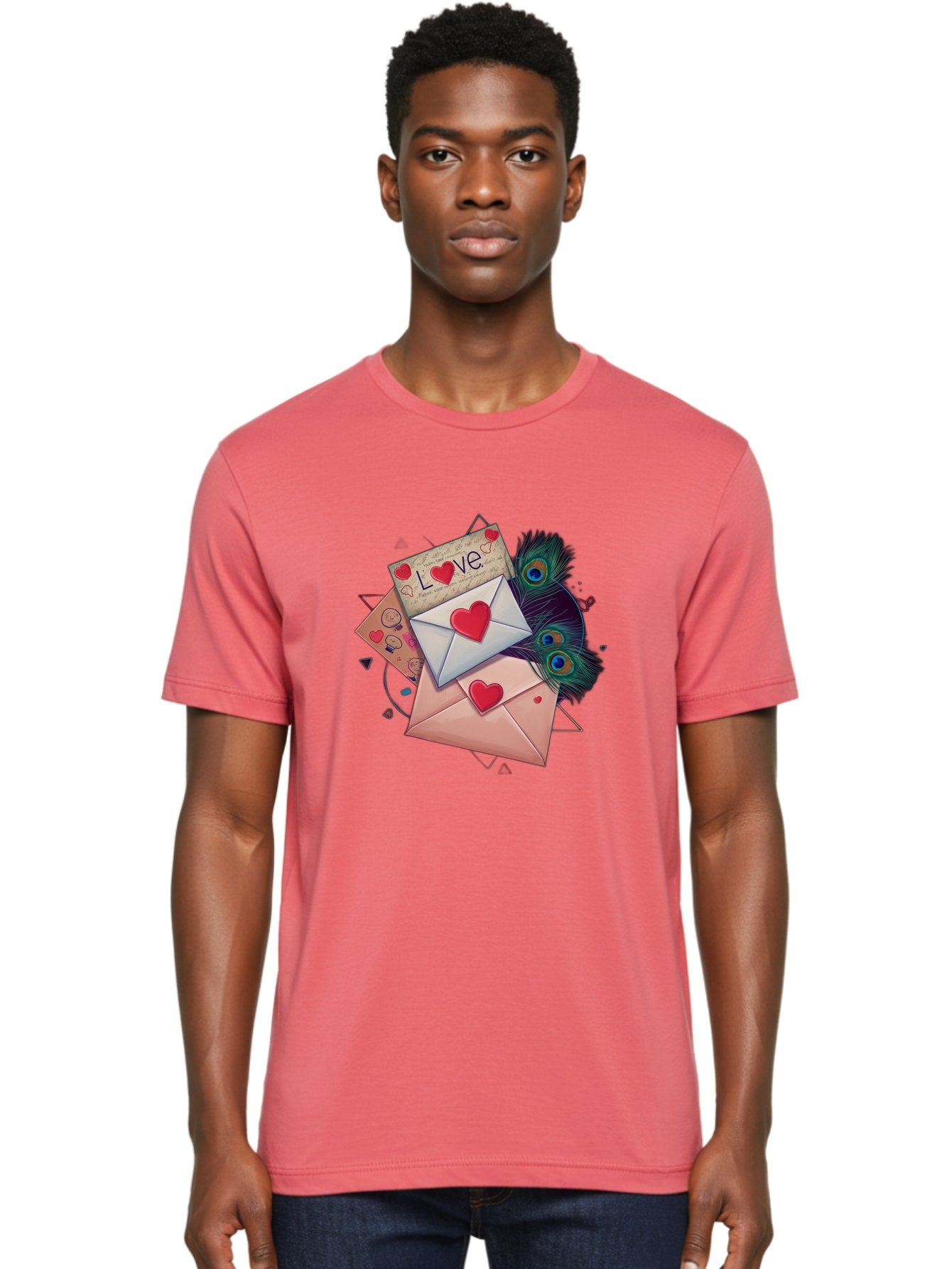 Love-Letters-1 Men'S Graphic Tee, 100% Cotton, Comfortable Casual Summer Wear, Machine Washable, Vintage Camera, Old Camera, Antique Camera, Black Camera, Classic Photography, Photography Equipment, Nostalgic Device, Film Camera, Camera Art Baj568 19