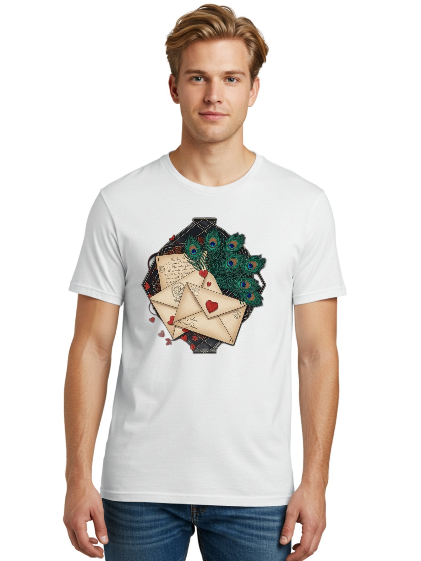 Love-Letters-2 Men'S Graphic Tee, 100% Cotton, Comfortable Casual Summer Wear, Machine Washable, Vintage Camera, Old Camera, Antique Camera, Black Camera, Classic Photography, Photography Equipment, Nostalgic Device, Film Camera, Camera Art Baj569 30