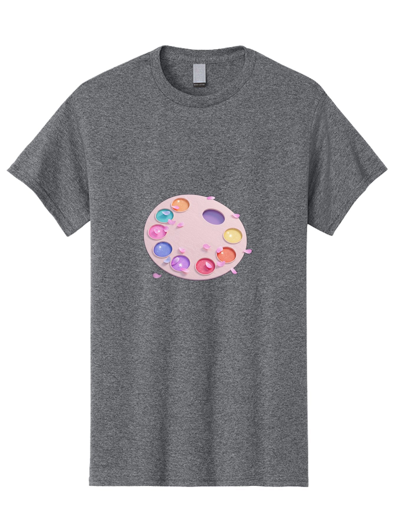 Makeup-Palette Men'S Graphic Tee, 100% Cotton, Comfortable Casual Summer Wear, Machine Washable, Vintage Camera, Old Camera, Antique Camera, Black Camera, Classic Photography, Photography Equipment, Nostalgic Device, Film Camera, Camera Art Baj572 3