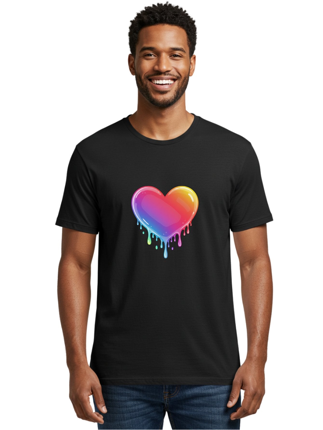 Melting-Heart-1 Men'S Graphic Tee, 100% Cotton, Comfortable Casual Summer Wear, Machine Washable, Vintage Camera, Old Camera, Antique Camera, Black Camera, Classic Photography, Photography Equipment, Nostalgic Device, Film Camera, Camera Art Baj574 17