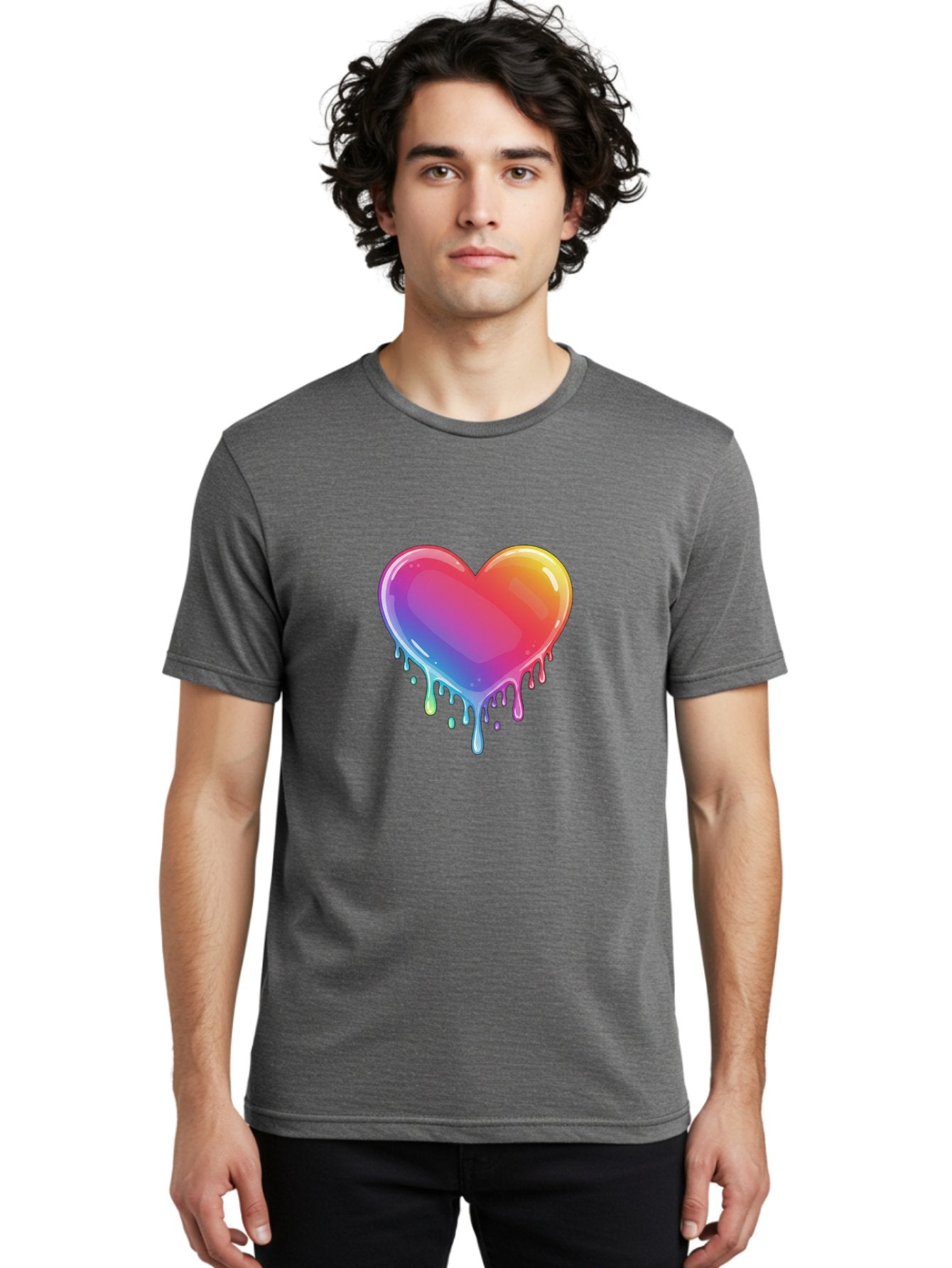 Melting-Heart-1 Men'S Graphic Tee, 100% Cotton, Comfortable Casual Summer Wear, Machine Washable, Vintage Camera, Old Camera, Antique Camera, Black Camera, Classic Photography, Photography Equipment, Nostalgic Device, Film Camera, Camera Art Baj574 25