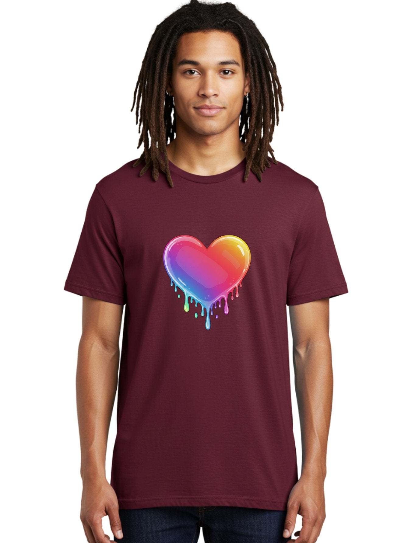 Melting-Heart-1 Men'S Graphic Tee, 100% Cotton, Comfortable Casual Summer Wear, Machine Washable, Vintage Camera, Old Camera, Antique Camera, Black Camera, Classic Photography, Photography Equipment, Nostalgic Device, Film Camera, Camera Art Baj574 20