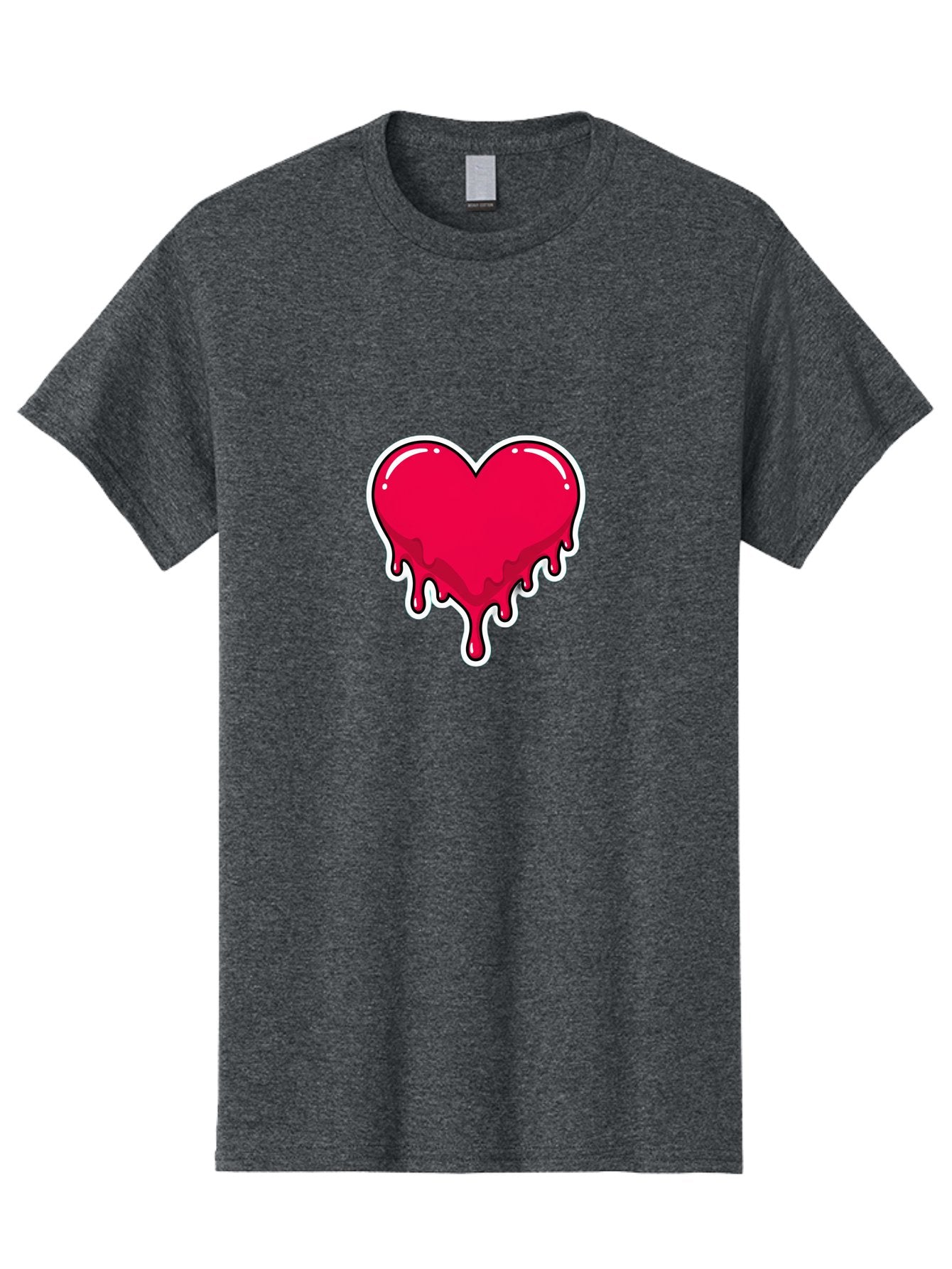 Melting-Heart-11 Men'S Graphic Tee, 100% Cotton, Comfortable Casual Summer Wear, Machine Washable, Vintage Camera, Old Camera, Antique Camera, Black Camera, Classic Photography, Photography Equipment, Nostalgic Device, Film Camera, Camera Art Baj576 5