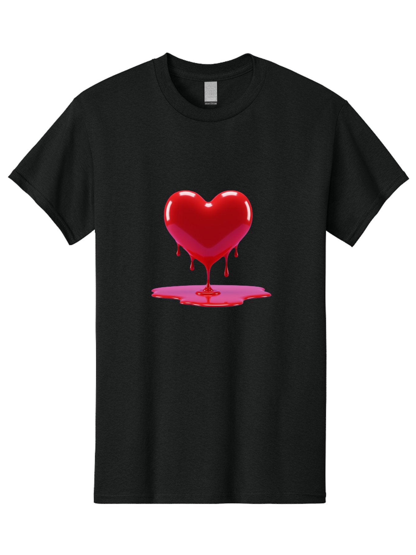 Melting-Heart-14 Men'S Graphic Tee, 100% Cotton, Comfortable Casual Summer Wear, Machine Washable, Vintage Camera, Old Camera, Antique Camera, Black Camera, Classic Photography, Photography Equipment, Nostalgic Device, Film Camera, Camera Art Baj579