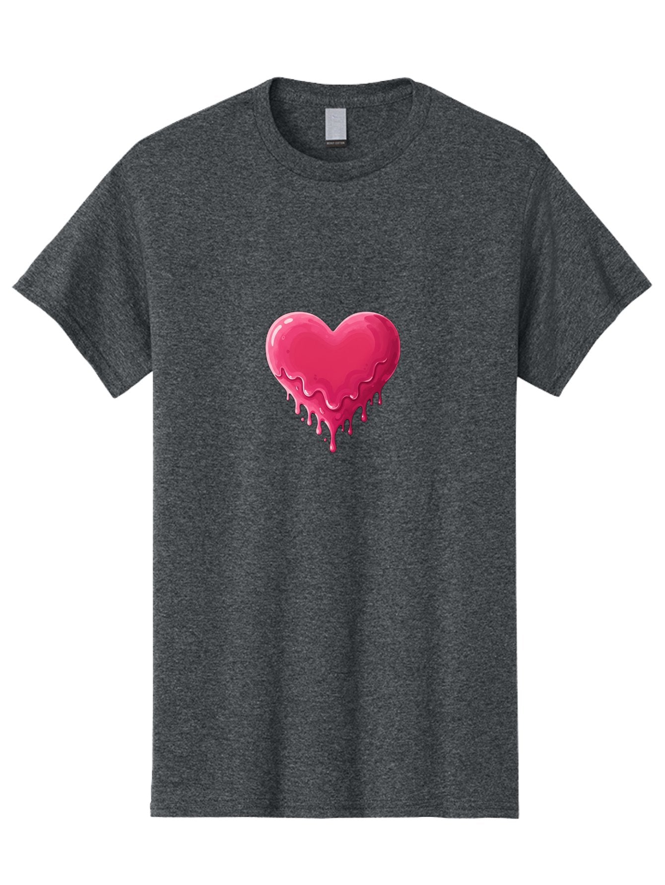 Melting-Heart-2 Men'S Graphic Tee, 100% Cotton, Comfortable Casual Summer Wear, Machine Washable, Vintage Camera, Old Camera, Antique Camera, Black Camera, Classic Photography, Photography Equipment, Nostalgic Device, Film Camera, Camera Art Baj580