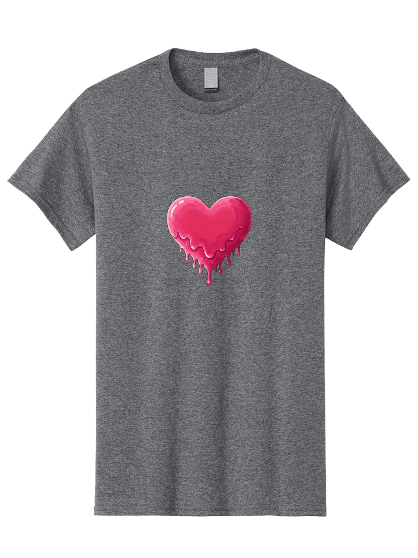 Melting-Heart-2 Men'S Graphic Tee, 100% Cotton, Comfortable Casual Summer Wear, Machine Washable, Vintage Camera, Old Camera, Antique Camera, Black Camera, Classic Photography, Photography Equipment, Nostalgic Device, Film Camera, Camera Art Baj580 5