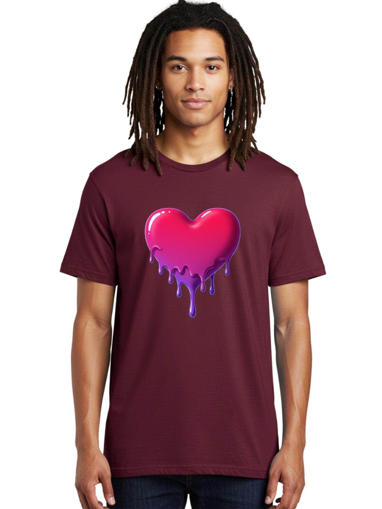 Melting-Heart-5 Men'S Graphic Tee, 100% Cotton, Comfortable Casual Summer Wear, Machine Washable, Vintage Camera, Old Camera, Antique Camera, Black Camera, Classic Photography, Photography Equipment, Nostalgic Device, Film Camera, Camera Art Baj583 22