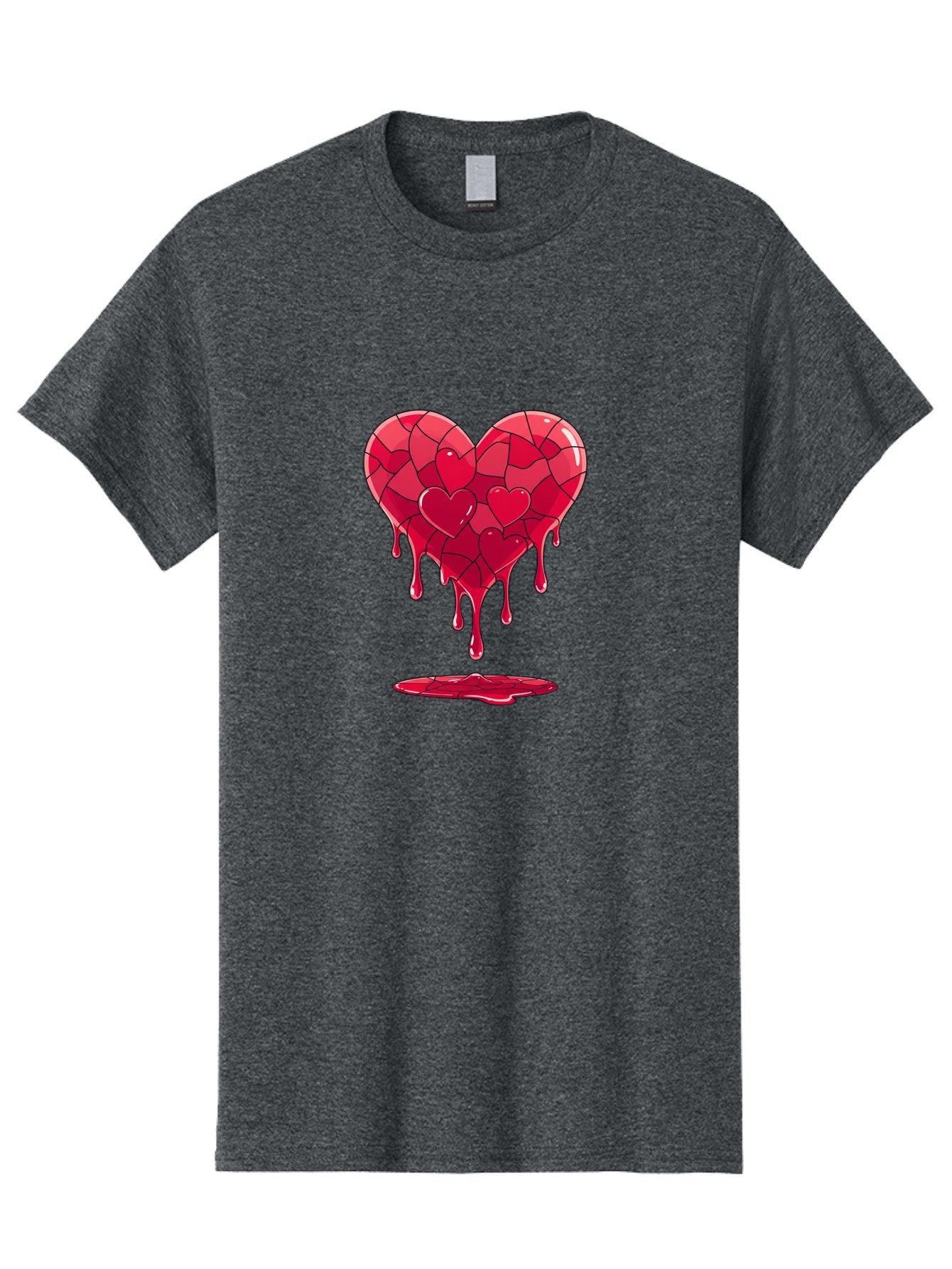 Melting-Heart-7 Men'S Graphic Tee, 100% Cotton, Comfortable Casual Summer Wear, Machine Washable, Vintage Camera, Old Camera, Antique Camera, Black Camera, Classic Photography, Photography Equipment, Nostalgic Device, Film Camera, Camera Art Baj585 9