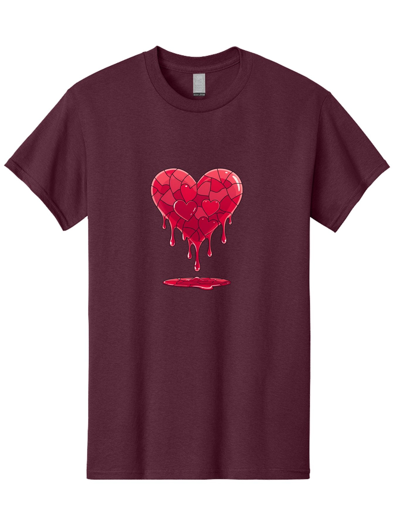Melting-Heart-7 Men'S Graphic Tee, 100% Cotton, Comfortable Casual Summer Wear, Machine Washable, Vintage Camera, Old Camera, Antique Camera, Black Camera, Classic Photography, Photography Equipment, Nostalgic Device, Film Camera, Camera Art Baj585 12