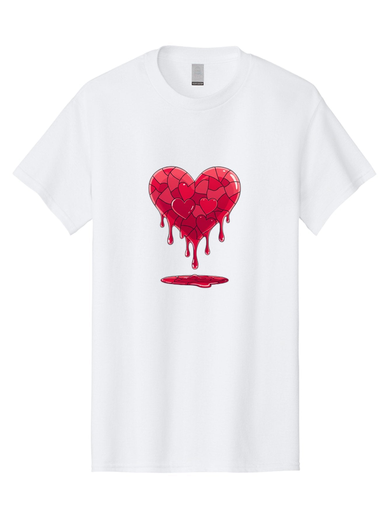 Melting-Heart-7 Men'S Graphic Tee, 100% Cotton, Comfortable Casual Summer Wear, Machine Washable, Vintage Camera, Old Camera, Antique Camera, Black Camera, Classic Photography, Photography Equipment, Nostalgic Device, Film Camera, Camera Art Baj585 14