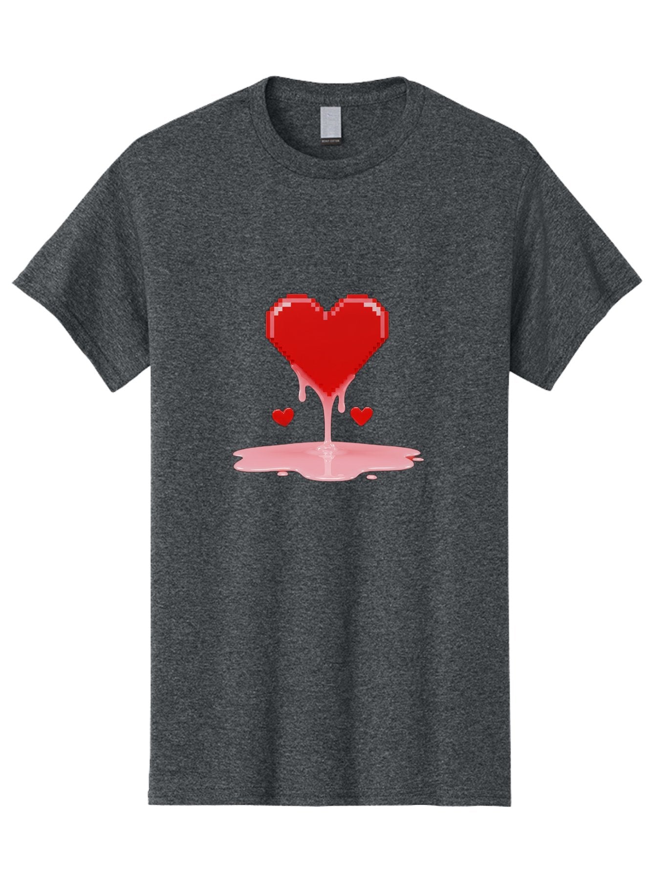 Melting-Heart-8 Men'S Graphic Tee, 100% Cotton, Comfortable Casual Summer Wear, Machine Washable, Vintage Camera, Old Camera, Antique Camera, Black Camera, Classic Photography, Photography Equipment, Nostalgic Device, Film Camera, Camera Art Baj586 11