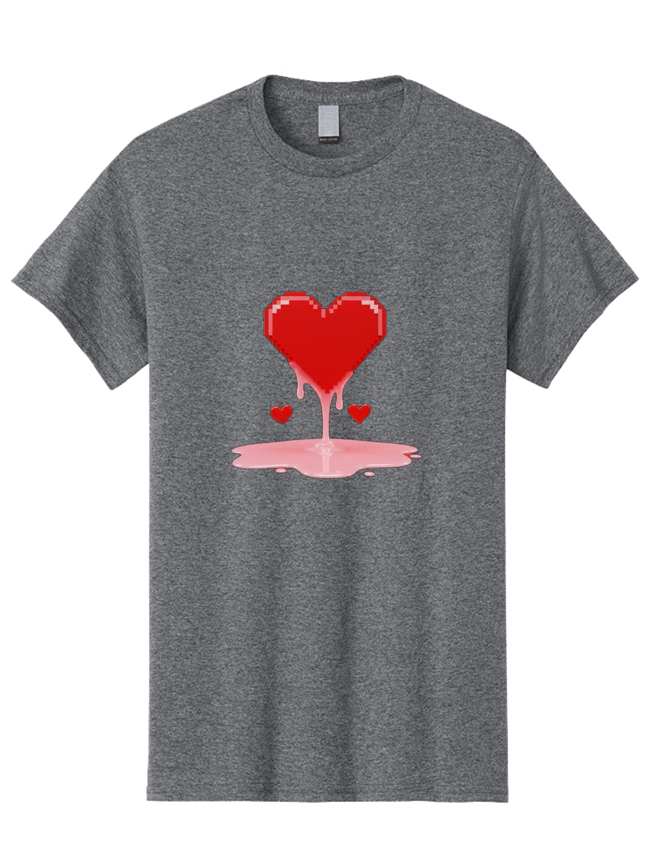 Melting-Heart-8 Men'S Graphic Tee, 100% Cotton, Comfortable Casual Summer Wear, Machine Washable, Vintage Camera, Old Camera, Antique Camera, Black Camera, Classic Photography, Photography Equipment, Nostalgic Device, Film Camera, Camera Art Baj586 7