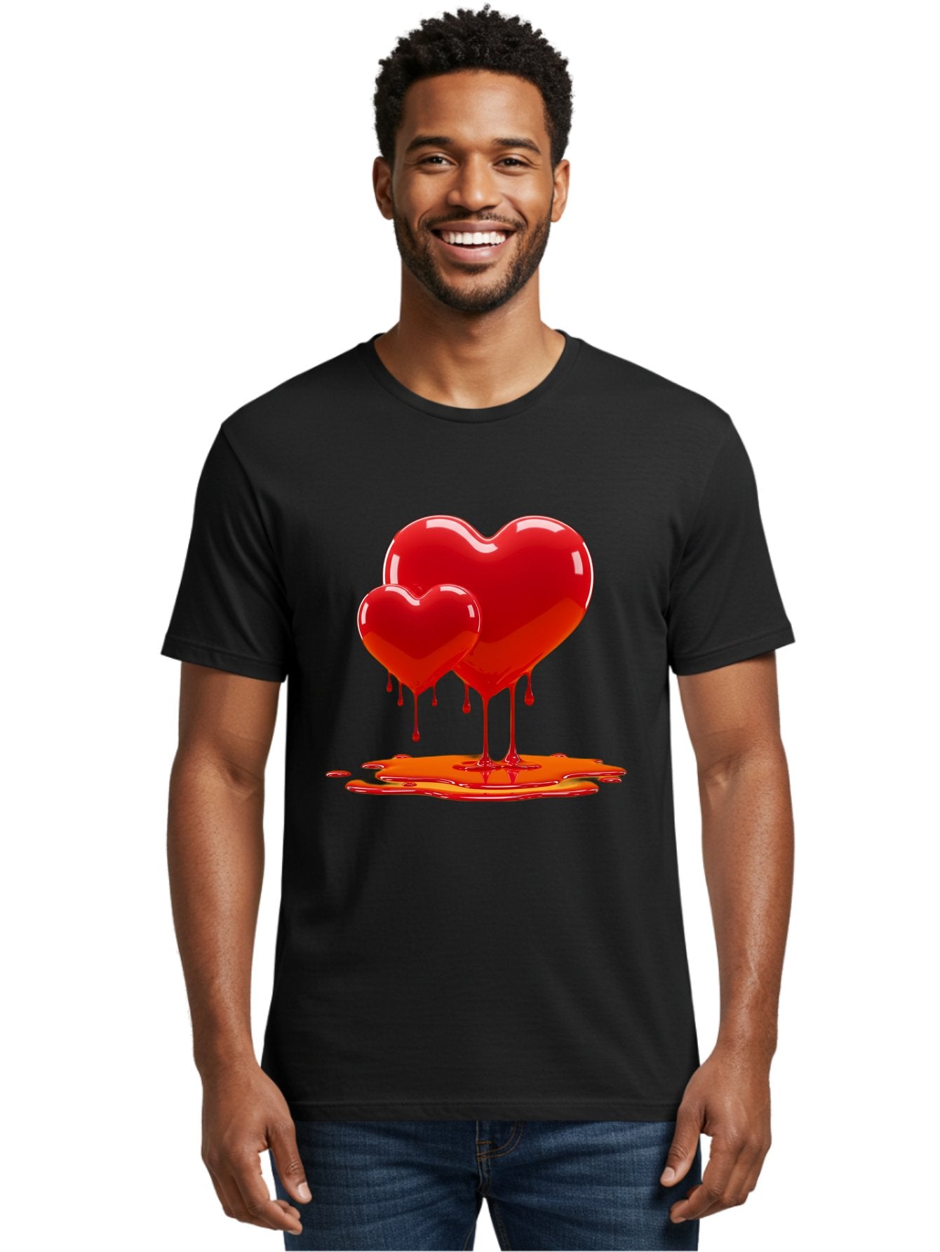 Melting-Heart-9 Men'S Graphic Tee, 100% Cotton, Comfortable Casual Summer Wear, Machine Washable, Vintage Camera, Old Camera, Antique Camera, Black Camera, Classic Photography, Photography Equipment, Nostalgic Device, Film Camera, Camera Art Baj587 21