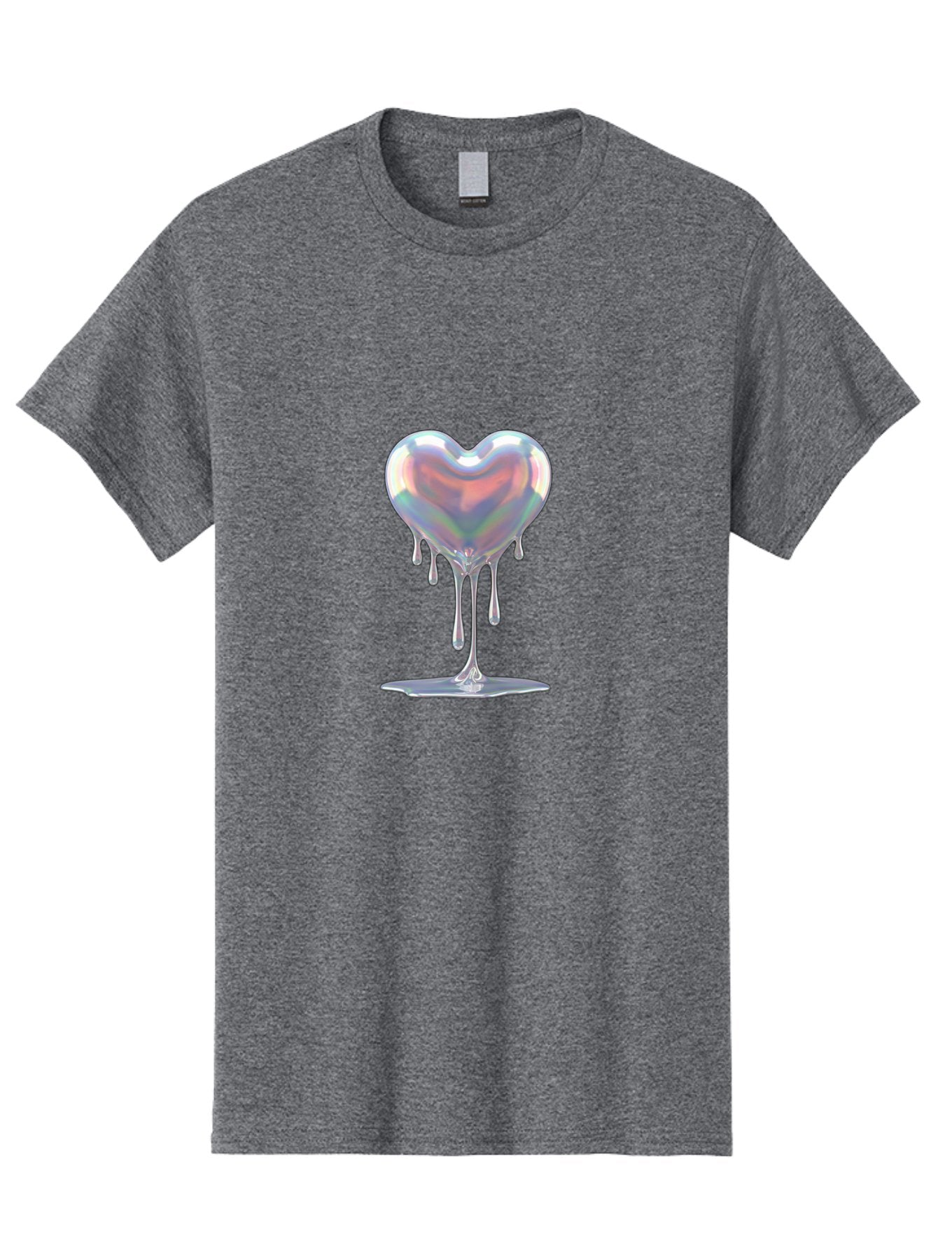 Melting-Holographic-Heart Men'S Graphic Tee, 100% Cotton, Comfortable Casual Summer Wear, Machine Washable, Vintage Camera, Old Camera, Antique Camera, Black Camera, Classic Photography, Photography Equipment, Nostalgic Device, Film Camera, Baj590 13