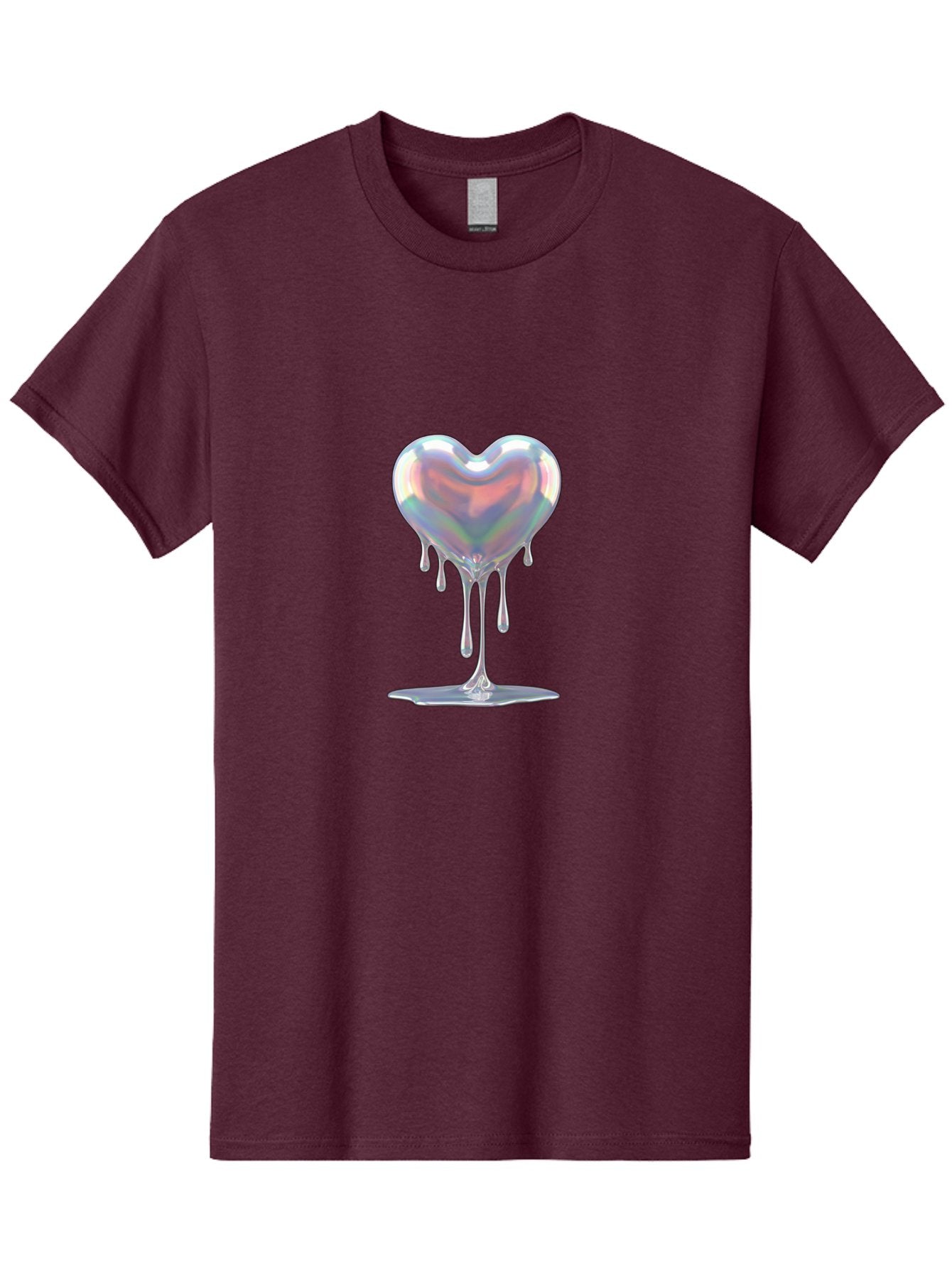 Melting-Holographic-Heart Men'S Graphic Tee, 100% Cotton, Comfortable Casual Summer Wear, Machine Washable, Vintage Camera, Old Camera, Antique Camera, Black Camera, Classic Photography, Photography Equipment, Nostalgic Device, Film Camera, Baj590 11