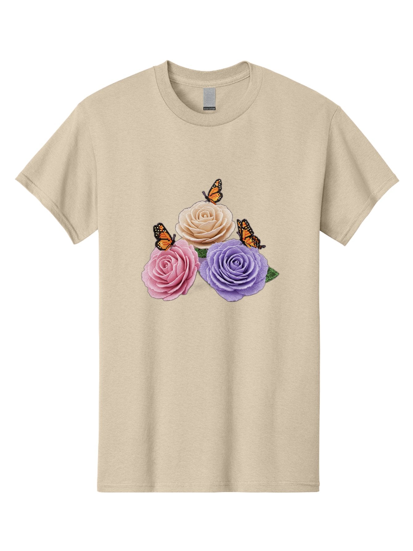 Monarch-Butterflies-Roses Men'S Graphic Tee, 100% Cotton, Comfortable Casual Summer Wear, Machine Washable, Vintage Camera, Old Camera, Antique Camera, Black Camera, Classic Photography, Photography Equipment, Nostalgic Device, Film Camera, Baj594 12