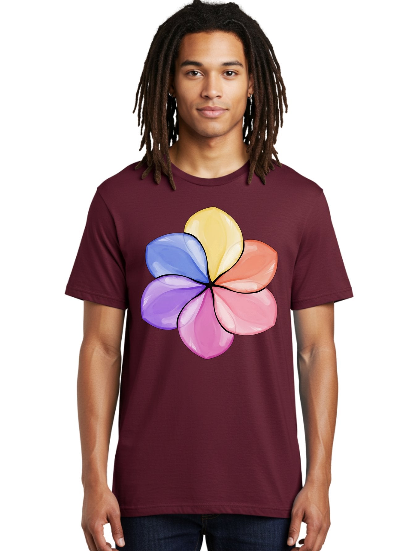 Multicolored-Flower Men'S Graphic Tee, 100% Cotton, Comfortable Casual Summer Wear, Machine Washable, Vintage Camera, Old Camera, Antique Camera, Black Camera, Classic Photography, Photography Equipment, Nostalgic Device, Film Camera, Baj595 27