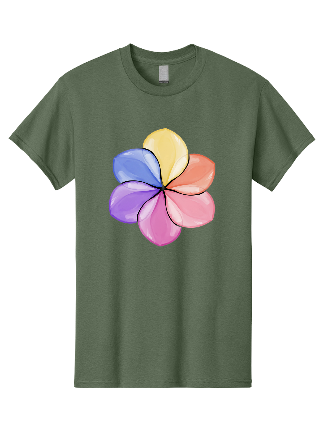 Multicolored-Flower Men'S Graphic Tee, 100% Cotton, Comfortable Casual Summer Wear, Machine Washable, Vintage Camera, Old Camera, Antique Camera, Black Camera, Classic Photography, Photography Equipment, Nostalgic Device, Film Camera, Baj595