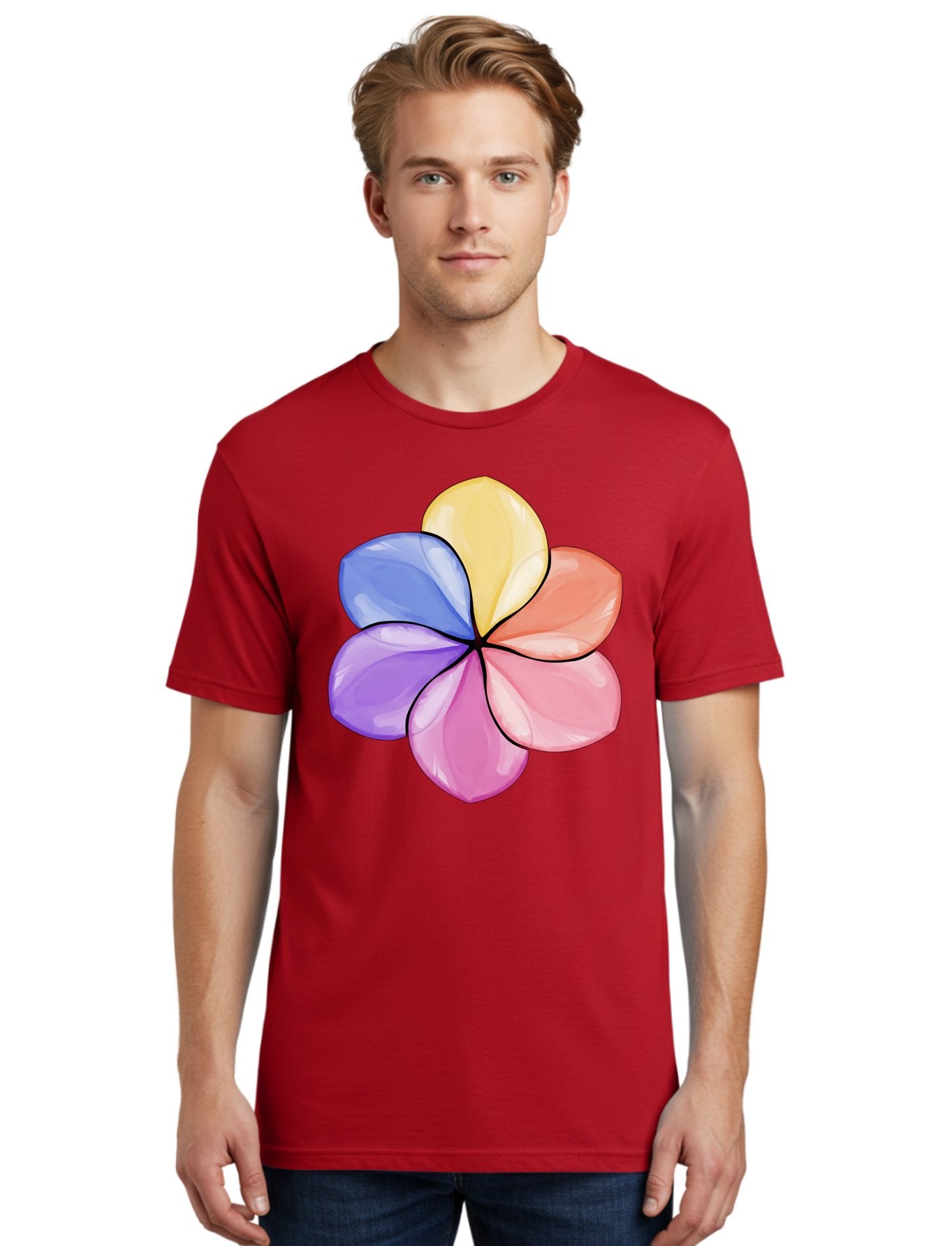 Multicolored-Flower Men'S Graphic Tee, 100% Cotton, Comfortable Casual Summer Wear, Machine Washable, Vintage Camera, Old Camera, Antique Camera, Black Camera, Classic Photography, Photography Equipment, Nostalgic Device, Film Camera, Baj595 18