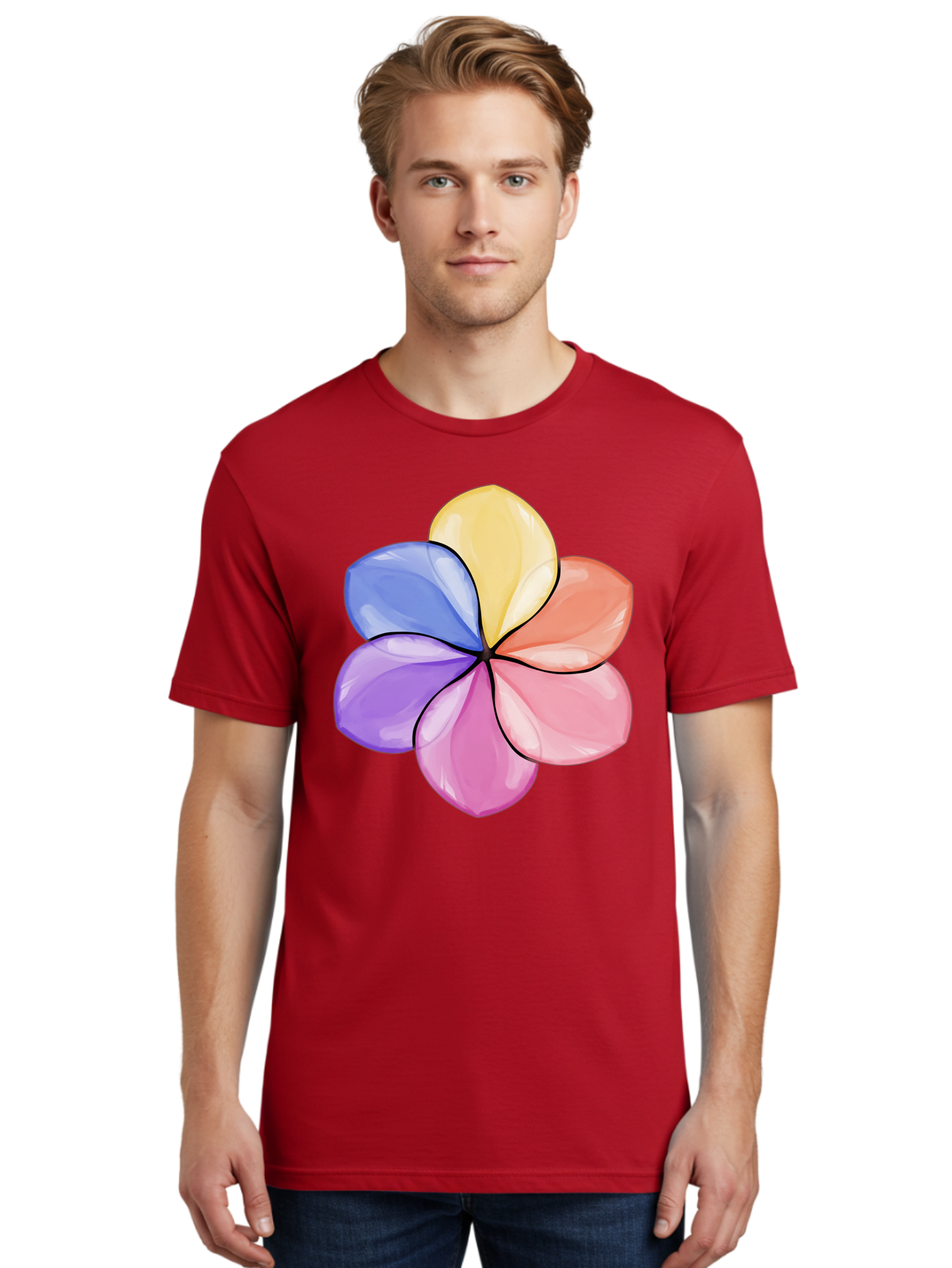 Multicolored-Flower Men'S Graphic Tee, 100% Cotton, Comfortable Casual Summer Wear, Machine Washable, Vintage Camera, Old Camera, Antique Camera, Black Camera, Classic Photography, Photography Equipment, Nostalgic Device, Film Camera, Baj595 27