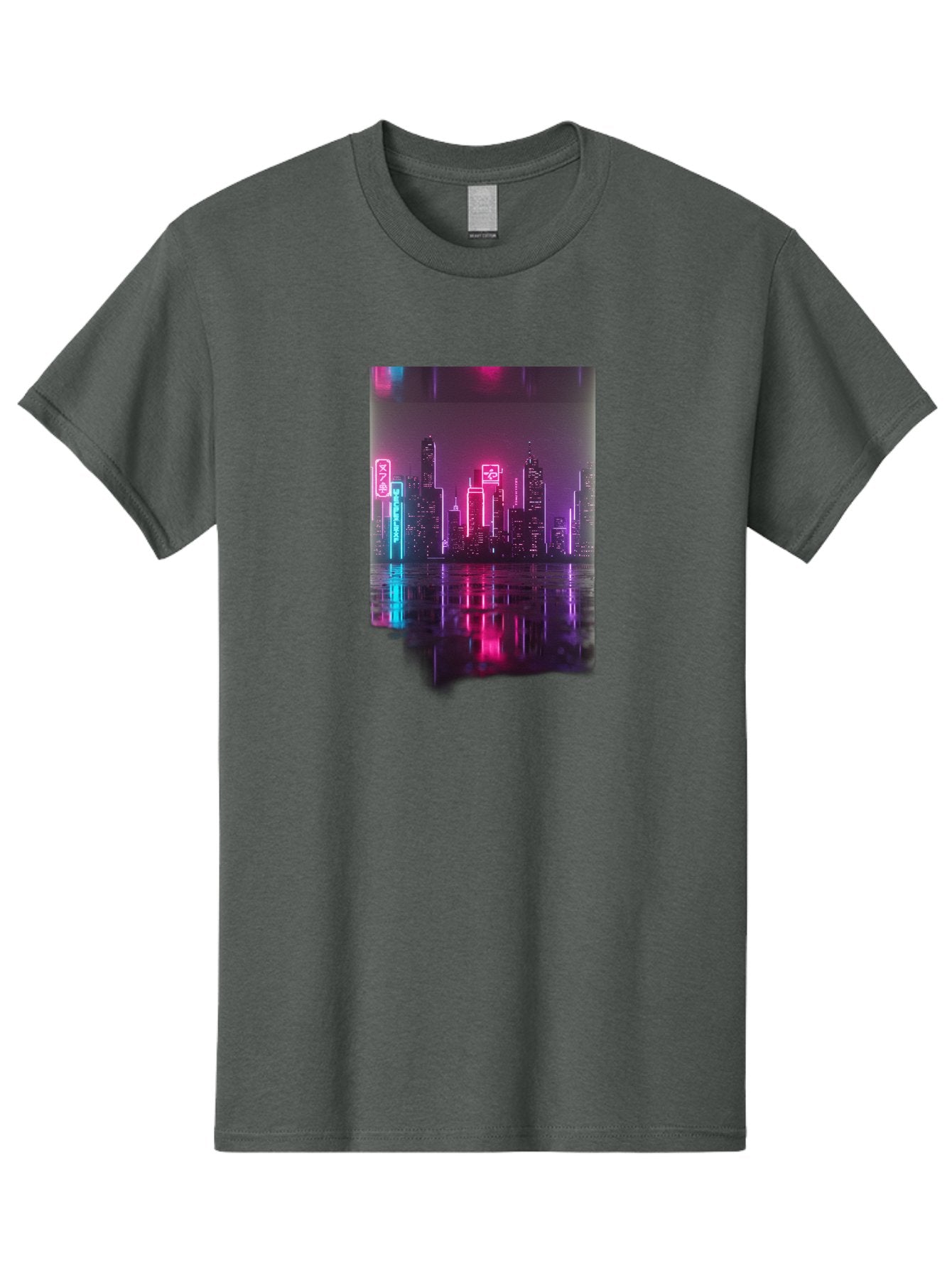Neon-Cityscape Men'S Graphic Tee, 100% Cotton, Comfortable Casual Summer Wear, Machine Washable, Vintage Camera, Old Camera, Antique Camera, Black Camera, Classic Photography, Photography Equipment, Nostalgic Device, Film Camera, Camera Art Baj596 13