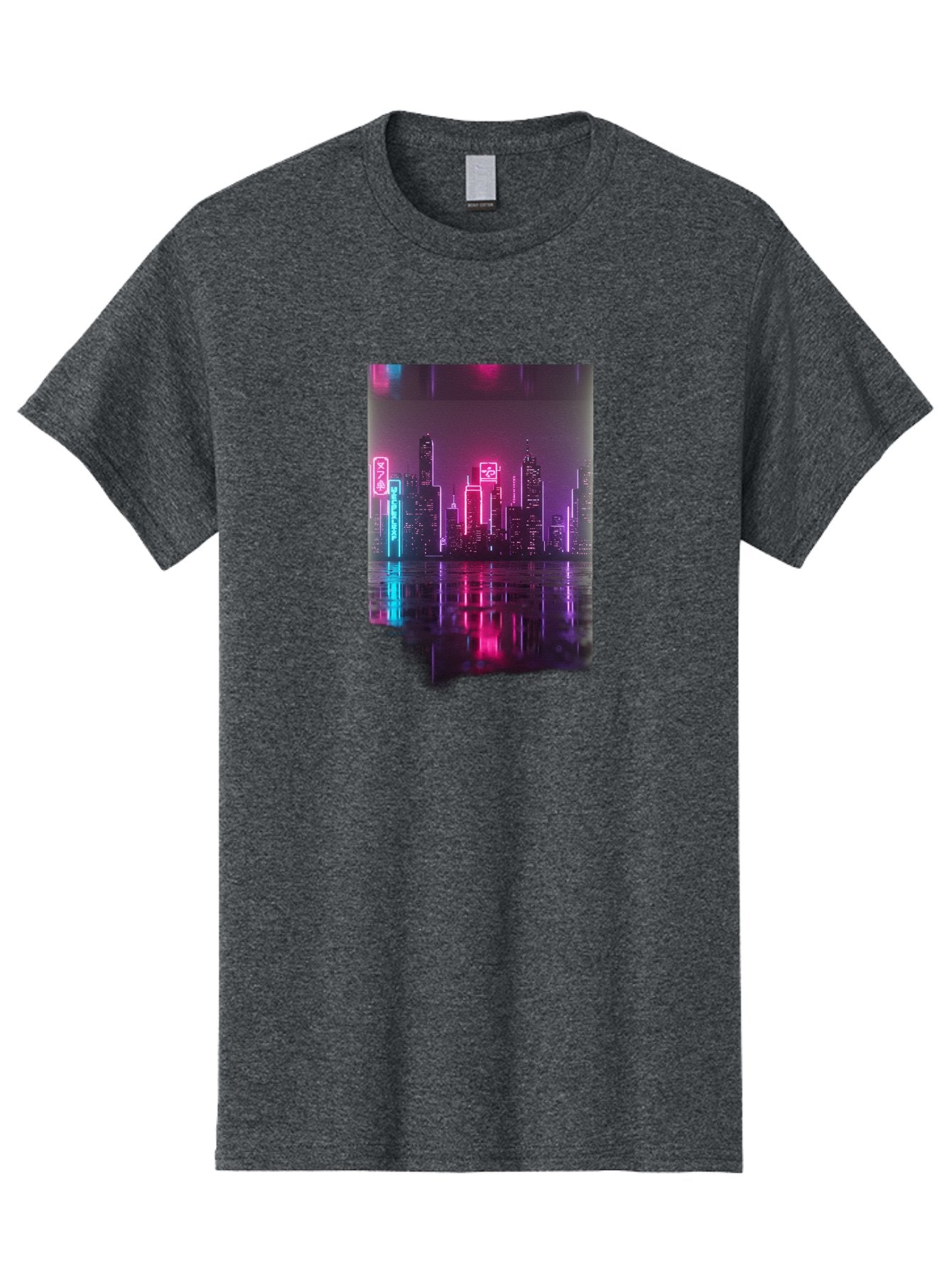 Neon-Cityscape Men'S Graphic Tee, 100% Cotton, Comfortable Casual Summer Wear, Machine Washable, Vintage Camera, Old Camera, Antique Camera, Black Camera, Classic Photography, Photography Equipment, Nostalgic Device, Film Camera, Camera Art Baj596 8