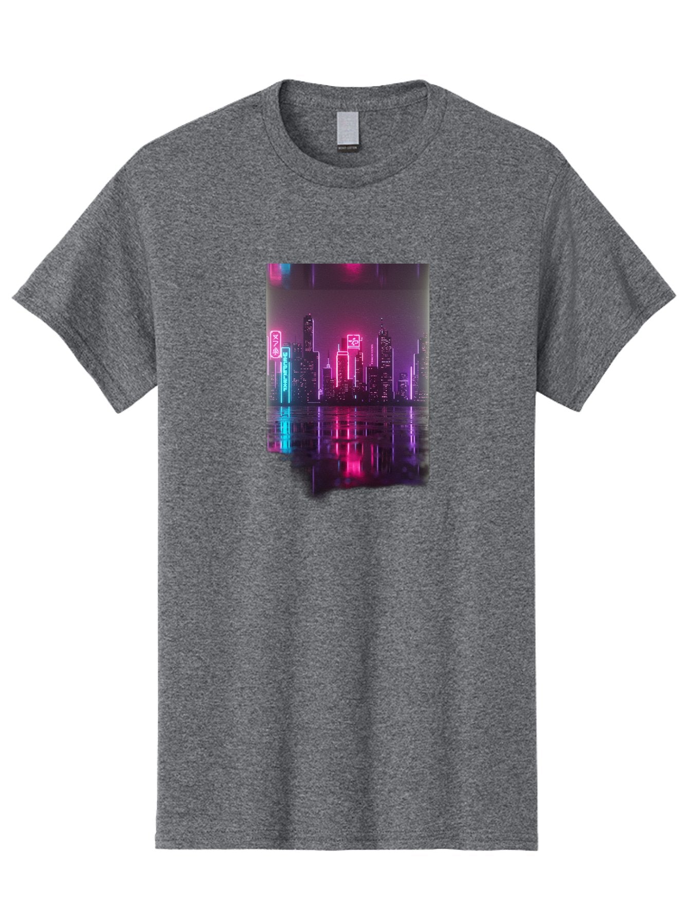 Neon-Cityscape Men'S Graphic Tee, 100% Cotton, Comfortable Casual Summer Wear, Machine Washable, Vintage Camera, Old Camera, Antique Camera, Black Camera, Classic Photography, Photography Equipment, Nostalgic Device, Film Camera, Camera Art Baj596 6