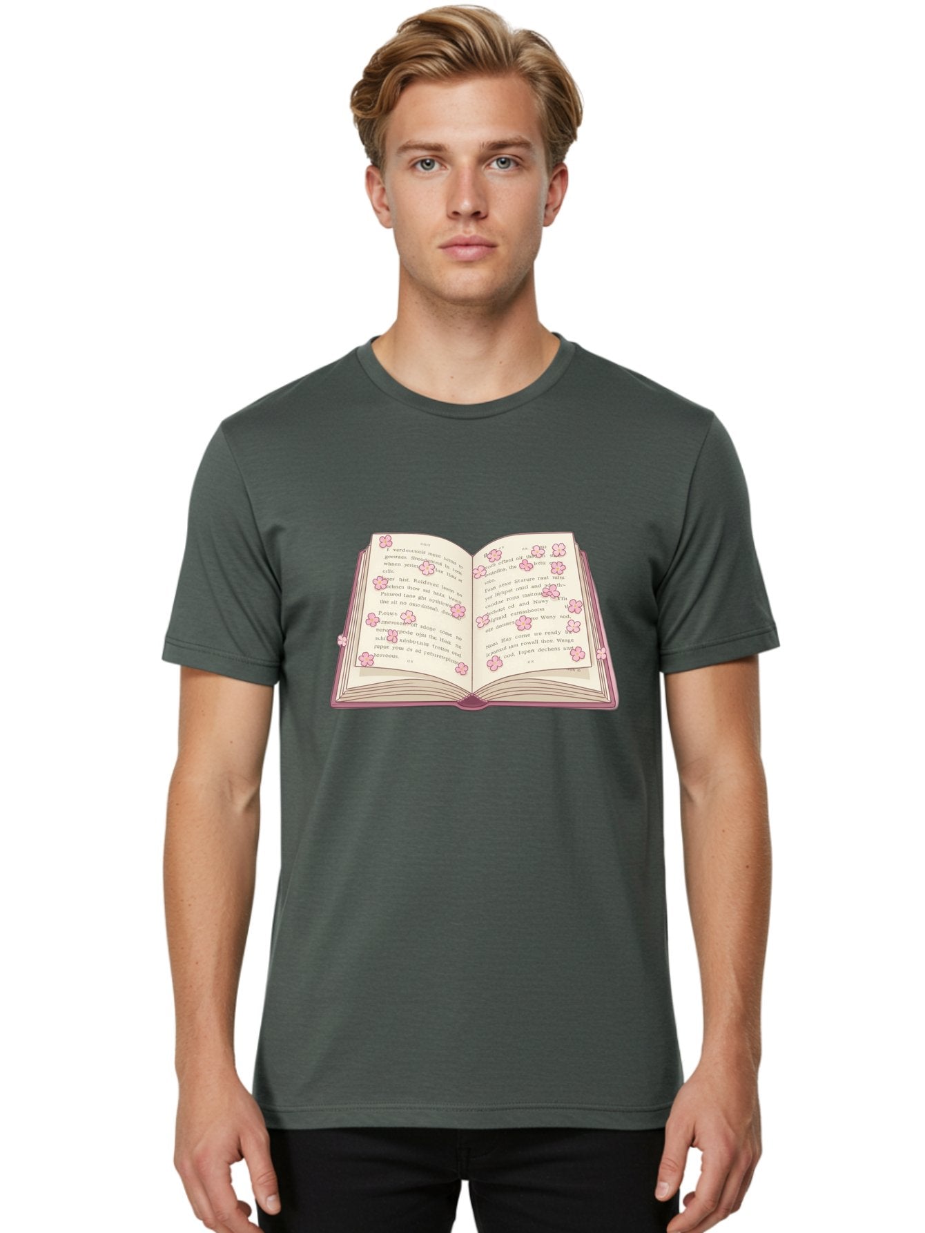 Open-Book-1 Men'S Graphic Tee, 100% Cotton, Comfortable Casual Summer Wear, Machine Washable, Vintage Camera, Old Camera, Antique Camera, Black Camera, Classic Photography, Photography Equipment, Nostalgic Device, Film Camera, Camera Art Baj597 24