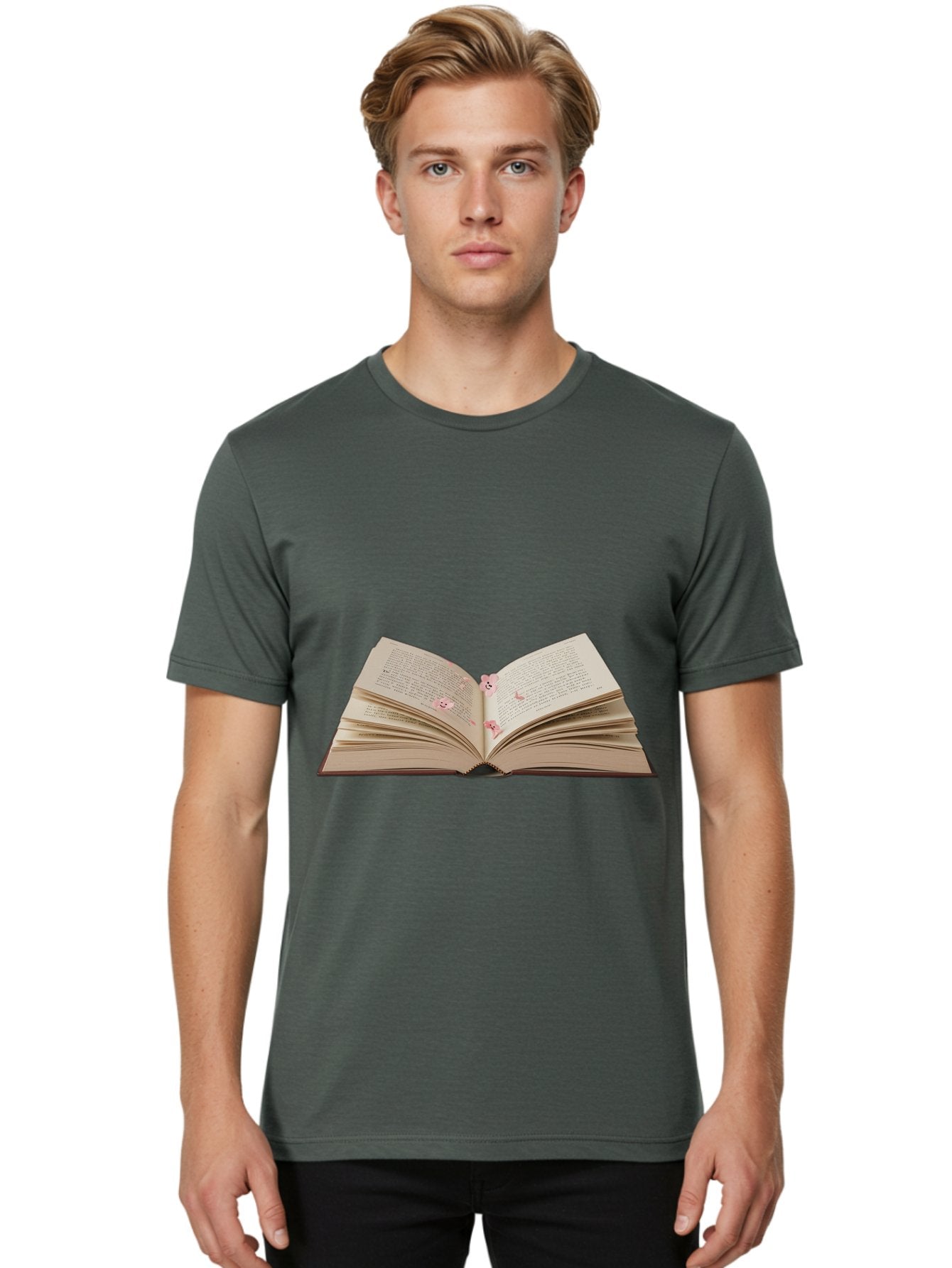 Open-Book-2 Men'S Graphic Tee, 100% Cotton, Comfortable Casual Summer Wear, Machine Washable, Vintage Camera, Old Camera, Antique Camera, Black Camera, Classic Photography, Photography Equipment, Nostalgic Device, Film Camera, Camera Art Baj598 18