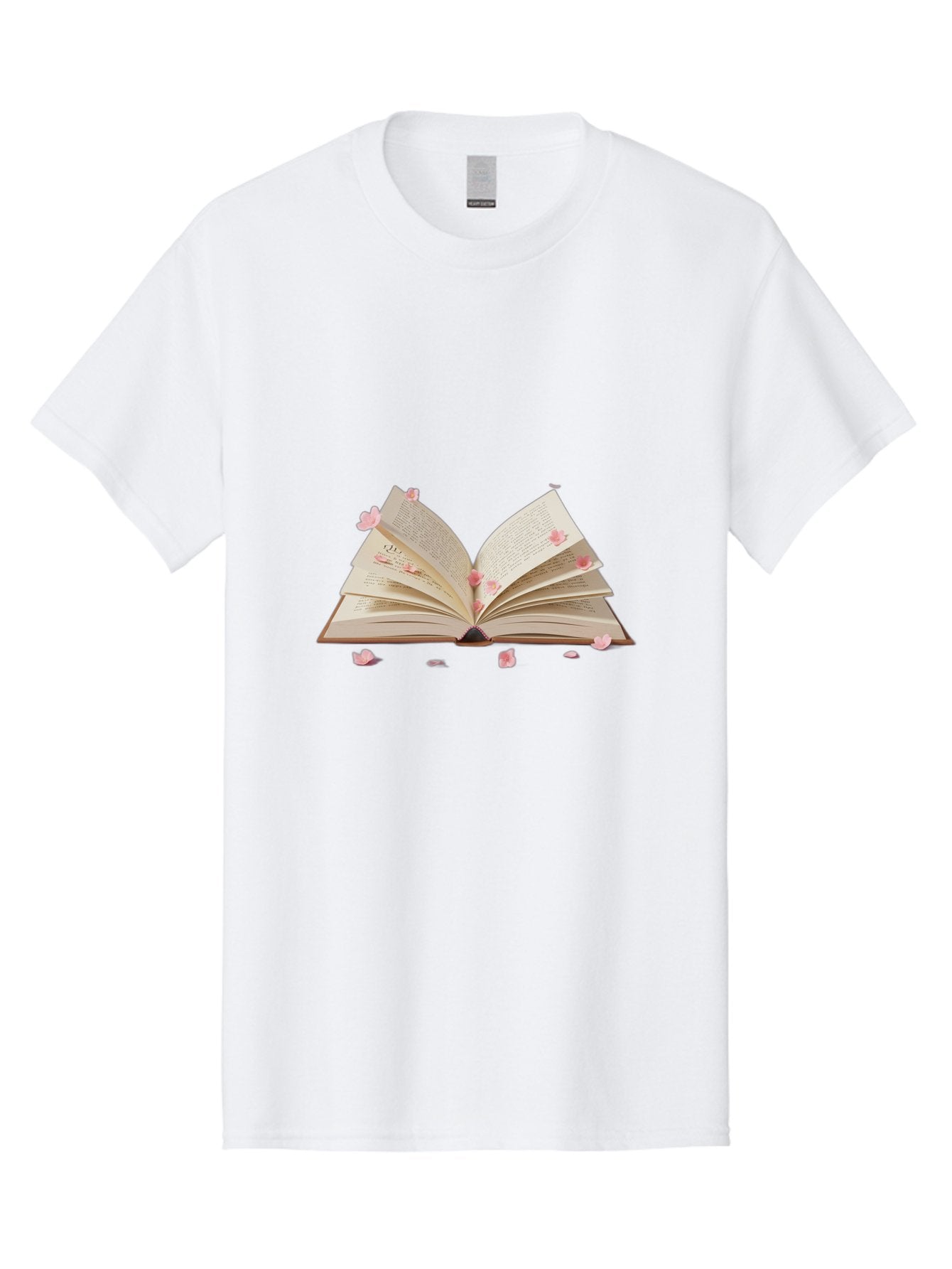 Open-Book-With-Pink-Petals Men'S Graphic Tee, 100% Cotton, Comfortable Casual Summer Wear, Machine Washable, Vintage Camera, Old Camera, Antique Camera, Black Camera, Classic Photography, Photography Equipment, Nostalgic Device, Film Camera, Baj601