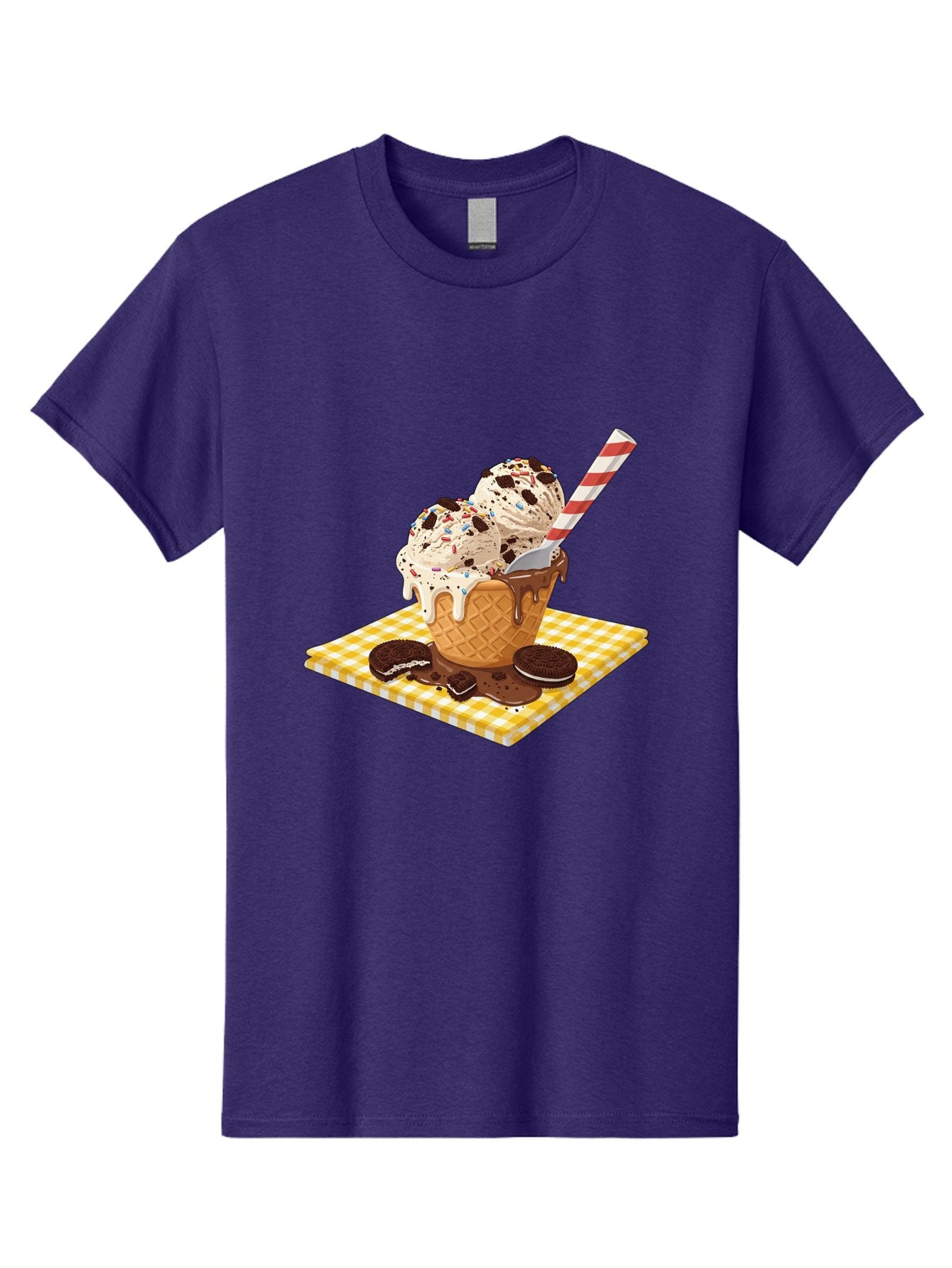 Oreo-Ice-Cream Men'S Graphic Tee, 100% Cotton, Comfortable Casual Summer Wear, Machine Washable, Vintage Camera, Old Camera, Antique Camera, Black Camera, Classic Photography, Photography Equipment, Nostalgic Device, Film Camera, Camera Art Baj605 12