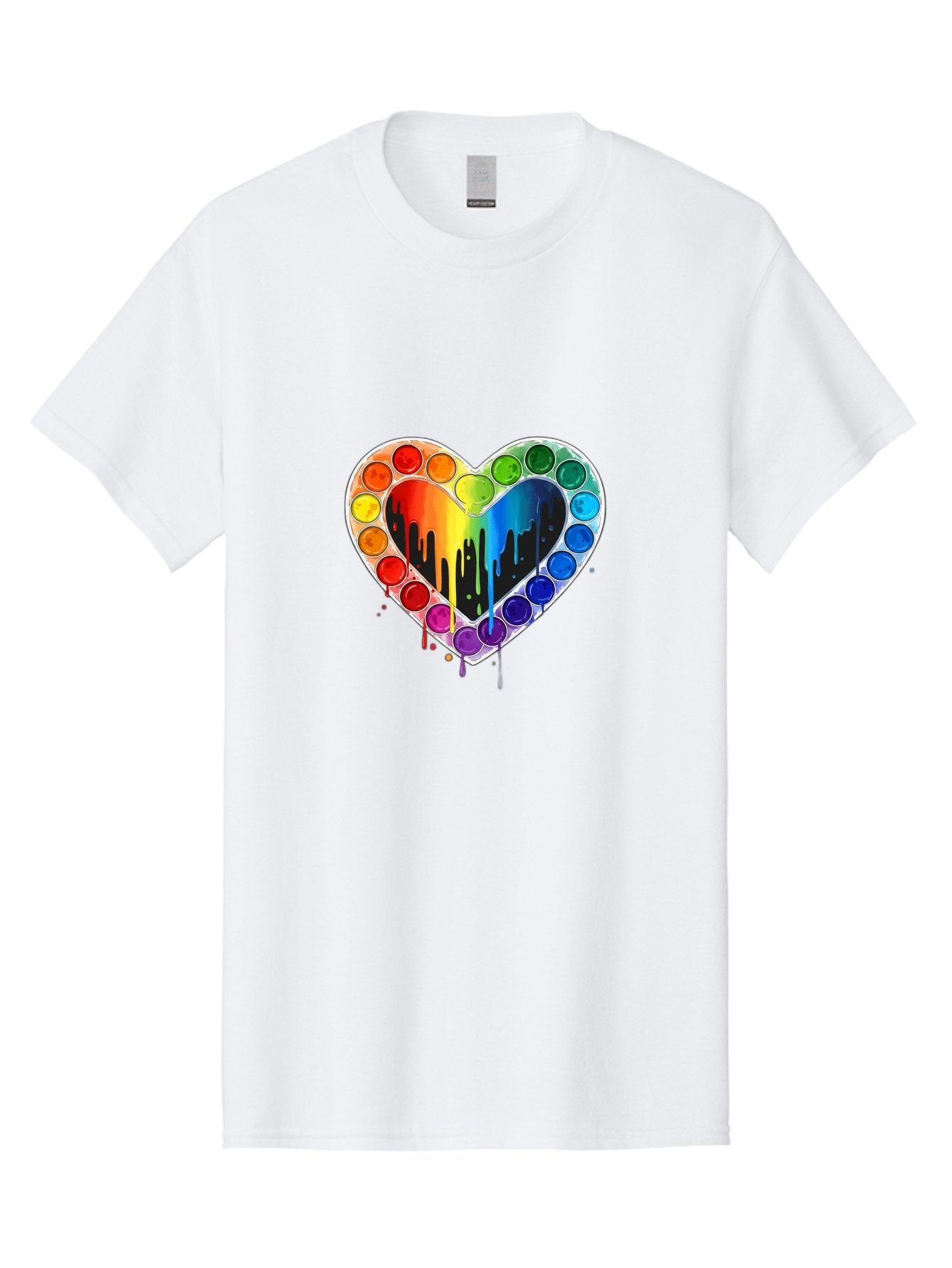 Paint-Palette-Heart Men'S Graphic Tee, 100% Cotton, Comfortable Casual Summer Wear, Machine Washable, Vintage Camera, Old Camera, Antique Camera, Black Camera, Classic Photography, Photography Equipment, Nostalgic Device, Film Camera, Baj607 14