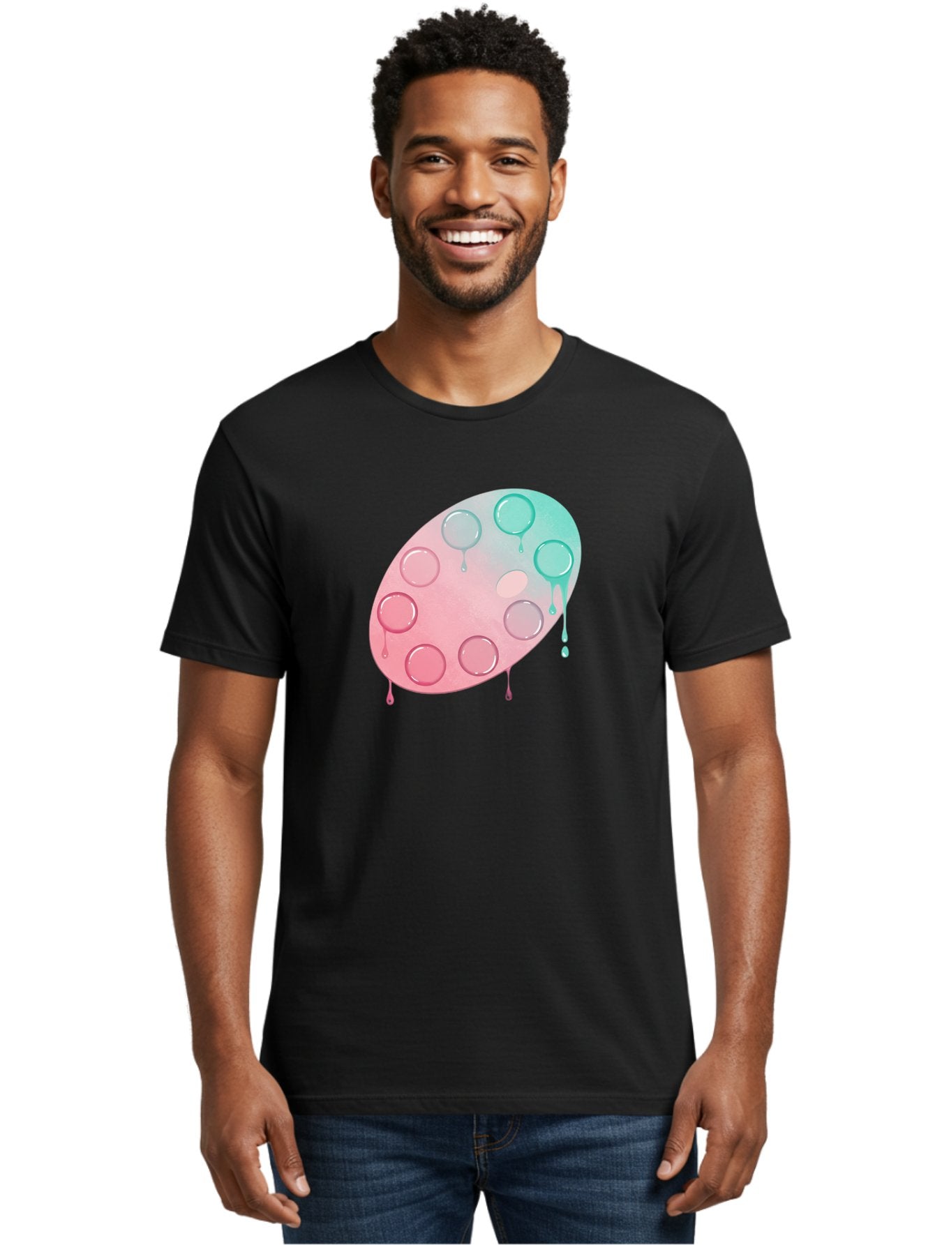 Paint-Palette Men'S Graphic Tee, 100% Cotton, Comfortable Casual Summer Wear, Machine Washable, Vintage Camera, Old Camera, Antique Camera, Black Camera, Classic Photography, Photography Equipment, Nostalgic Device, Film Camera, Camera Art Baj608 23