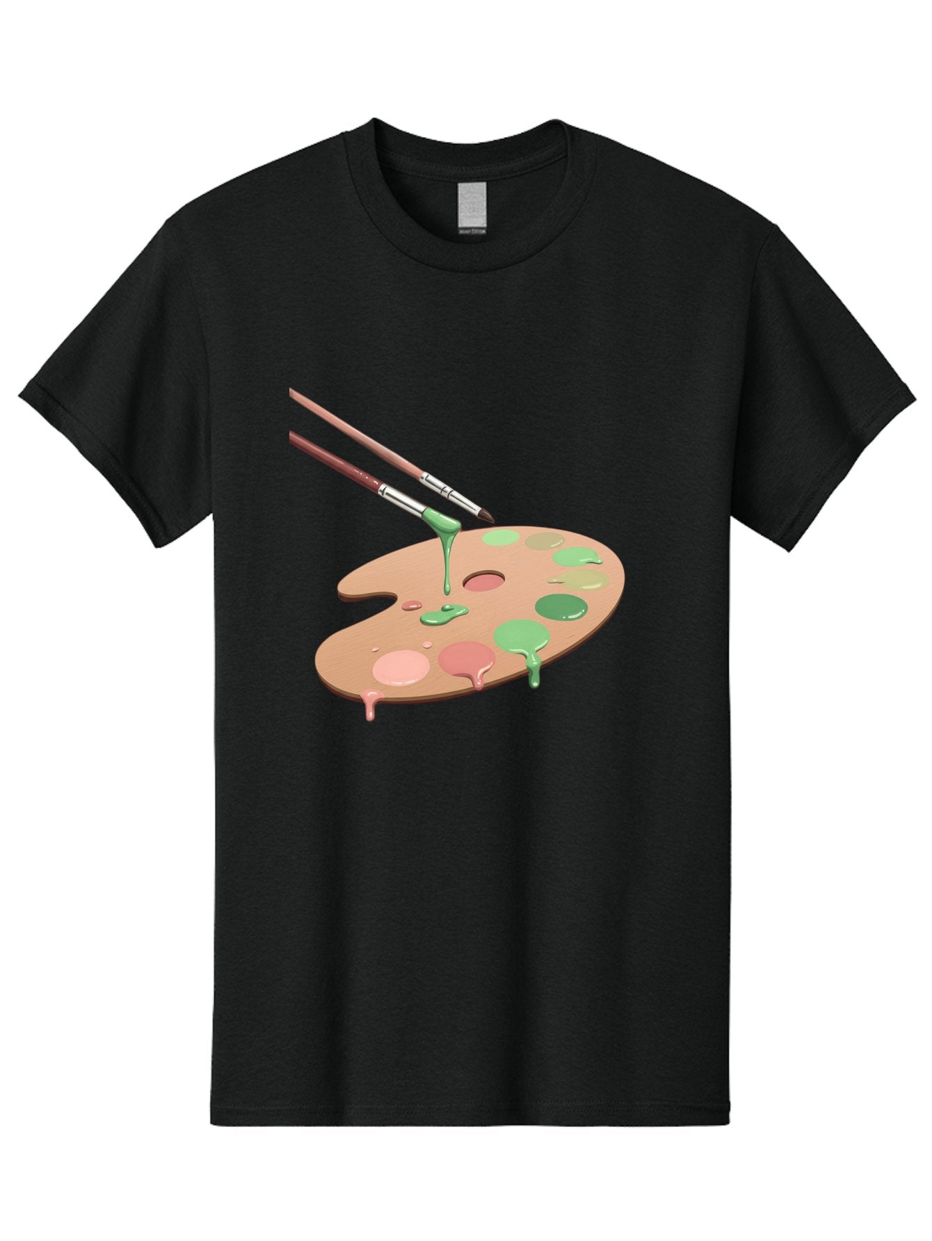 Paintbrushes-And-Palette Men'S Graphic Tee, 100% Cotton, Comfortable Casual Summer Wear, Machine Washable, Vintage Camera, Old Camera, Antique Camera, Black Camera, Classic Photography, Photography Equipment, Nostalgic Device, Film Camera, Baj610 6