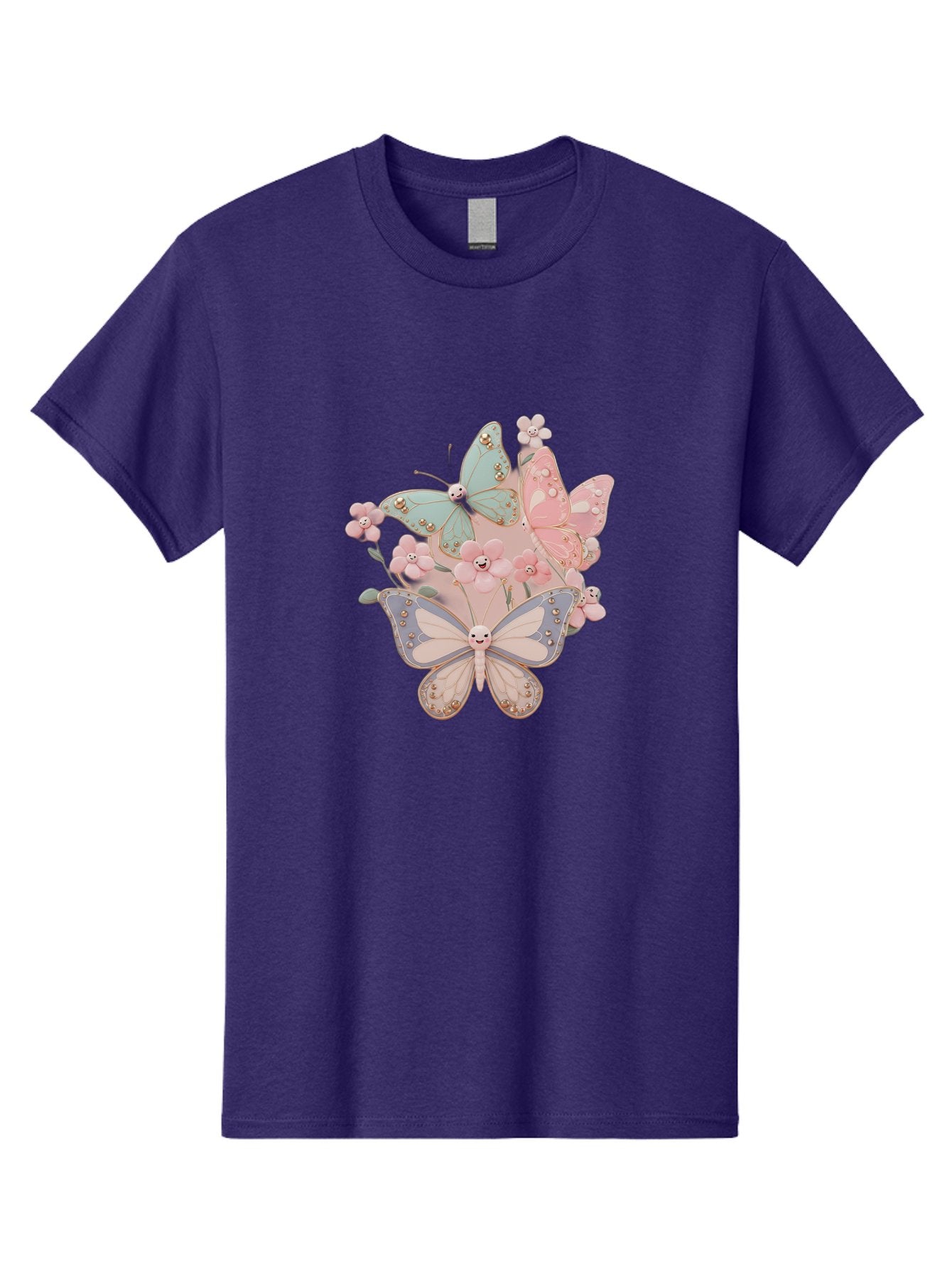 Pastel-Butterflies Men'S Graphic Tee, 100% Cotton, Comfortable Casual Summer Wear, Machine Washable, Vintage Camera, Old Camera, Antique Camera, Black Camera, Classic Photography, Photography Equipment, Nostalgic Device, Film Camera, Baj614