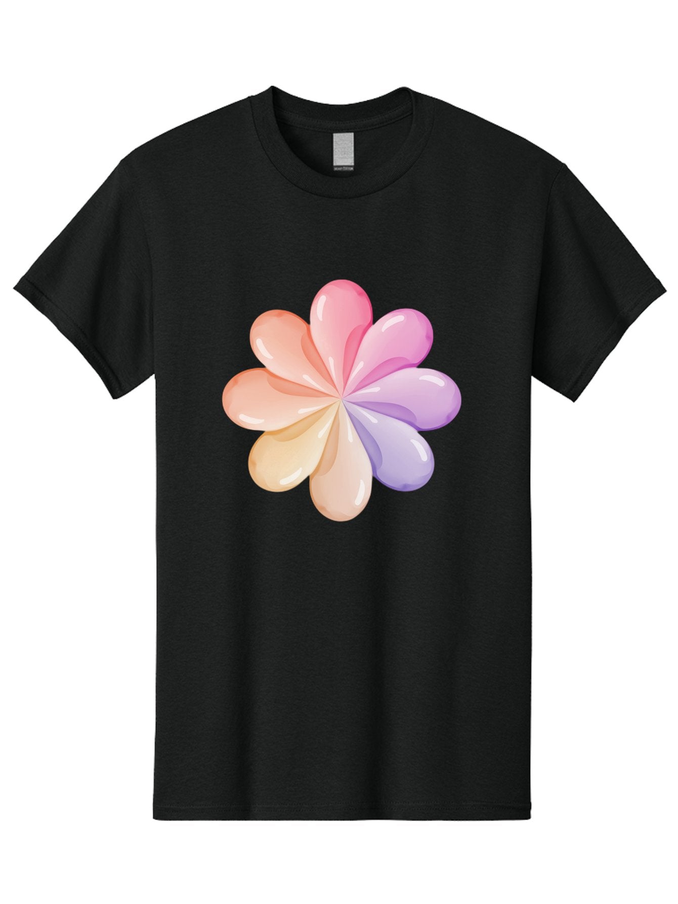 Pastel-Flower-1 Men'S Graphic Tee, 100% Cotton, Comfortable Casual Summer Wear, Machine Washable, Vintage Camera, Old Camera, Antique Camera, Black Camera, Classic Photography, Photography Equipment, Nostalgic Device, Film Camera, Camera Art Baj617 9