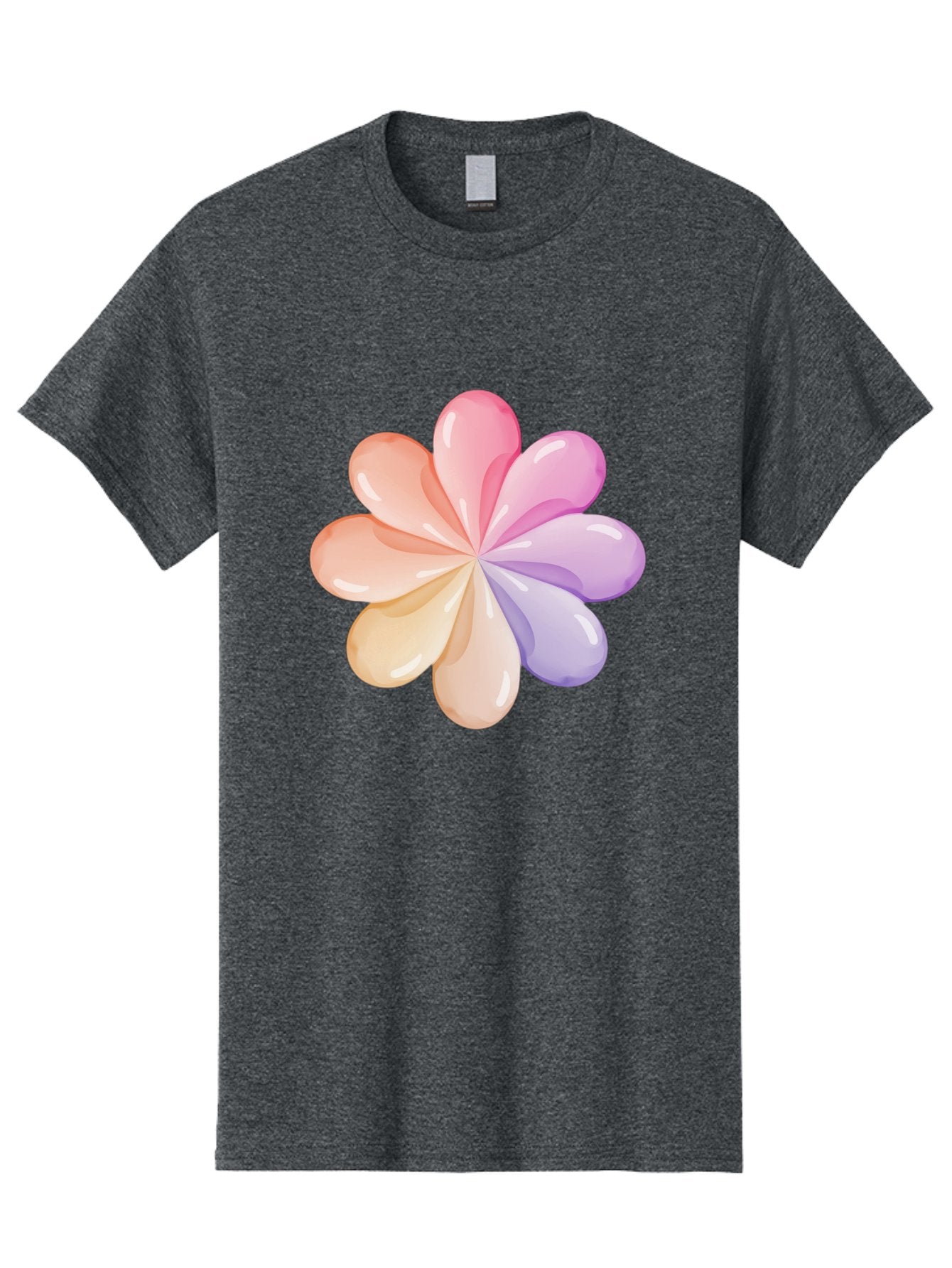 Pastel-Flower-1 Men'S Graphic Tee, 100% Cotton, Comfortable Casual Summer Wear, Machine Washable, Vintage Camera, Old Camera, Antique Camera, Black Camera, Classic Photography, Photography Equipment, Nostalgic Device, Film Camera, Camera Art Baj617 3