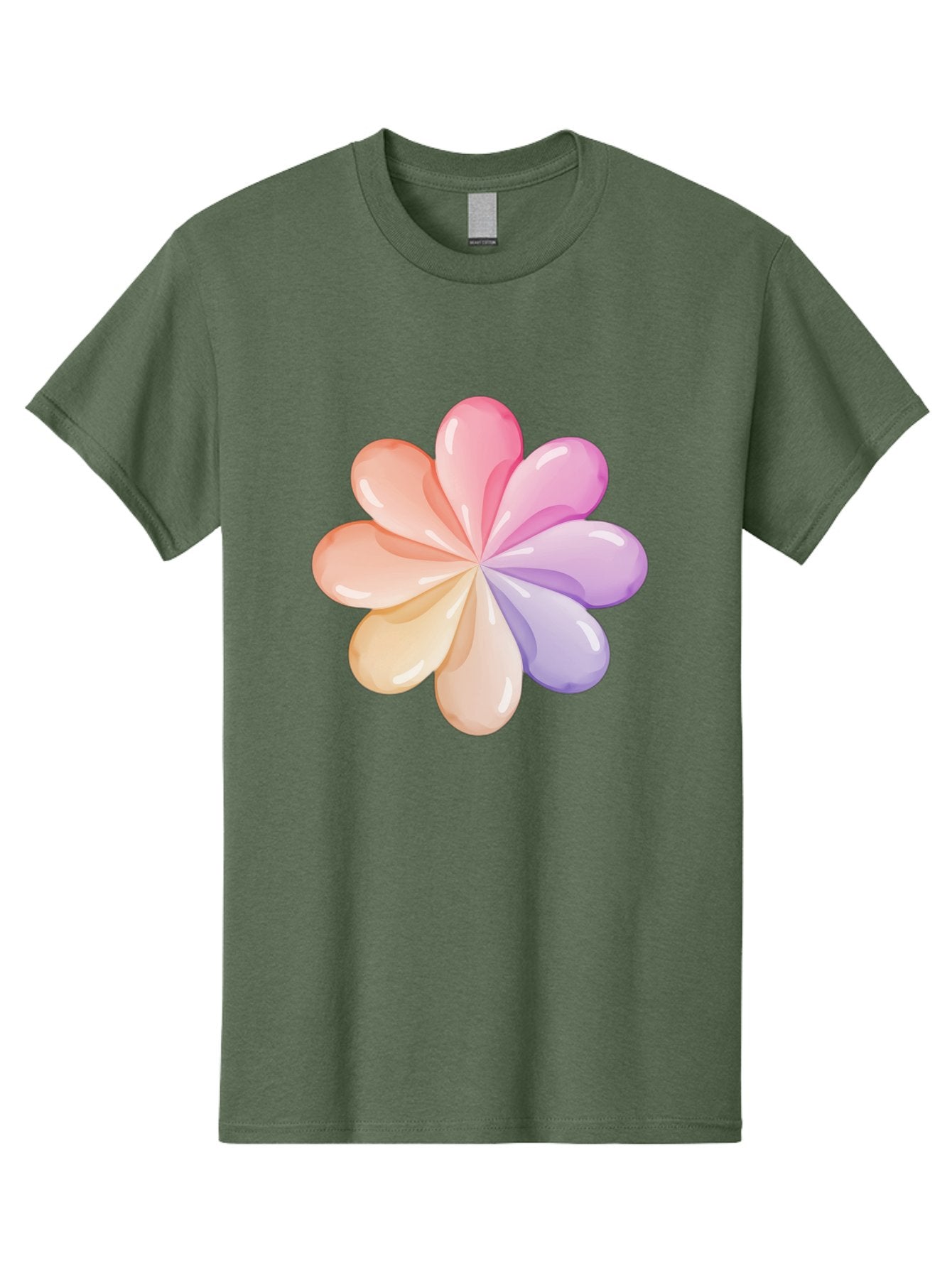 Pastel-Flower-1 Men'S Graphic Tee, 100% Cotton, Comfortable Casual Summer Wear, Machine Washable, Vintage Camera, Old Camera, Antique Camera, Black Camera, Classic Photography, Photography Equipment, Nostalgic Device, Film Camera, Camera Art Baj617 4