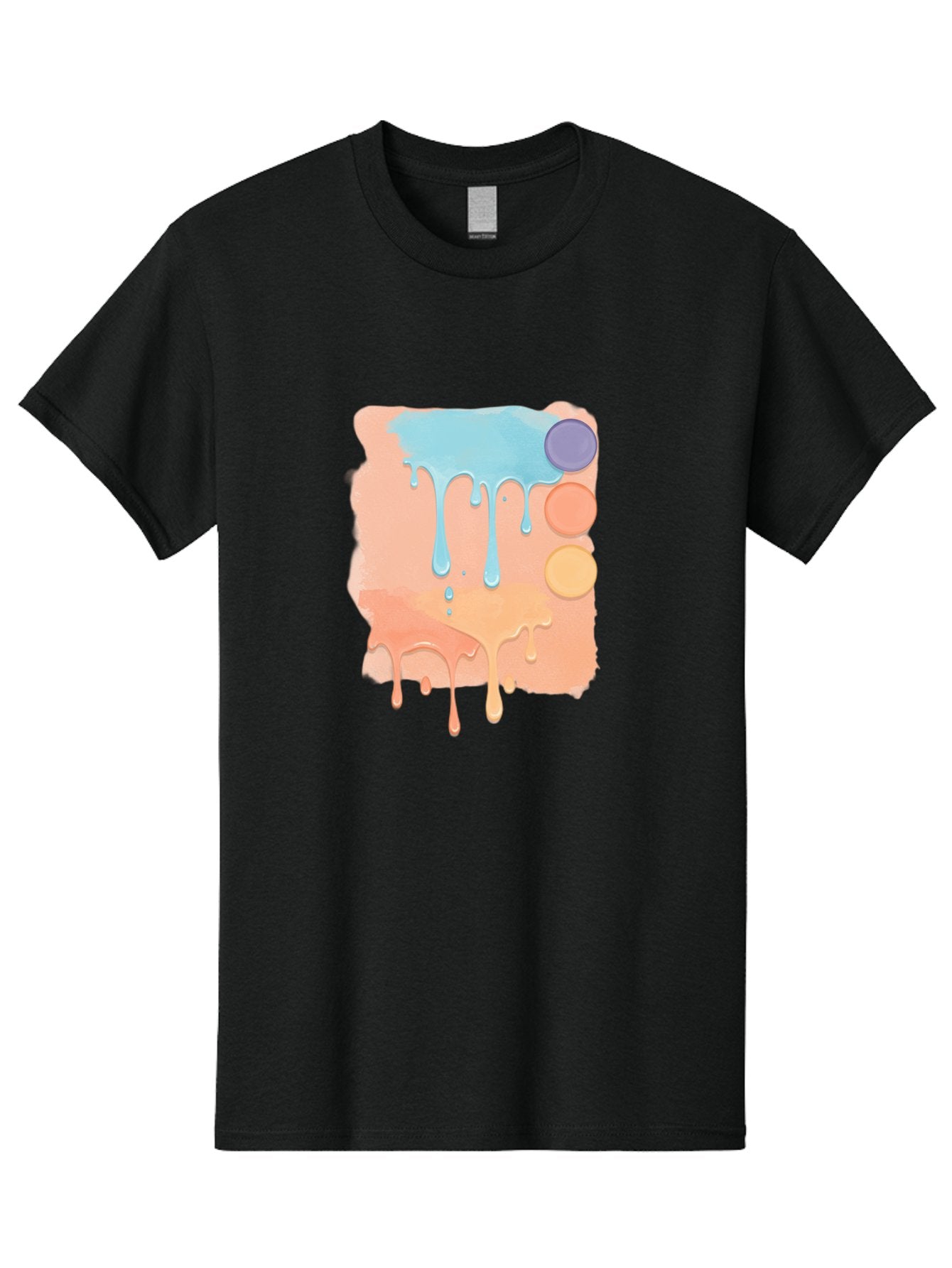 Pastel-Paint-Splash Men'S Graphic Tee, 100% Cotton, Comfortable Casual Summer Wear, Machine Washable, Vintage Camera, Old Camera, Antique Camera, Black Camera, Classic Photography, Photography Equipment, Nostalgic Device, Film Camera, Baj619 9