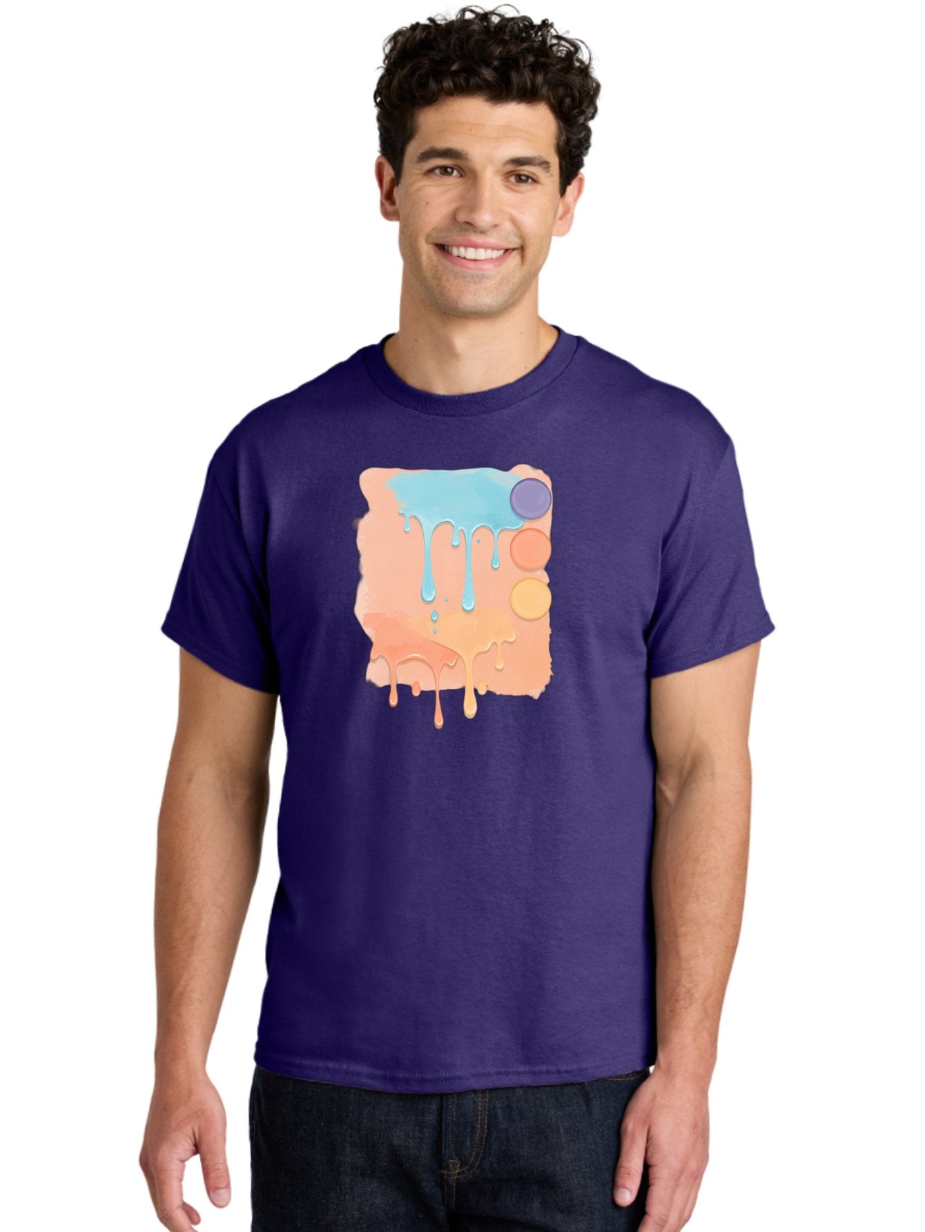 Pastel-Paint-Splash Men'S Graphic Tee, 100% Cotton, Comfortable Casual Summer Wear, Machine Washable, Vintage Camera, Old Camera, Antique Camera, Black Camera, Classic Photography, Photography Equipment, Nostalgic Device, Film Camera, Baj619 29