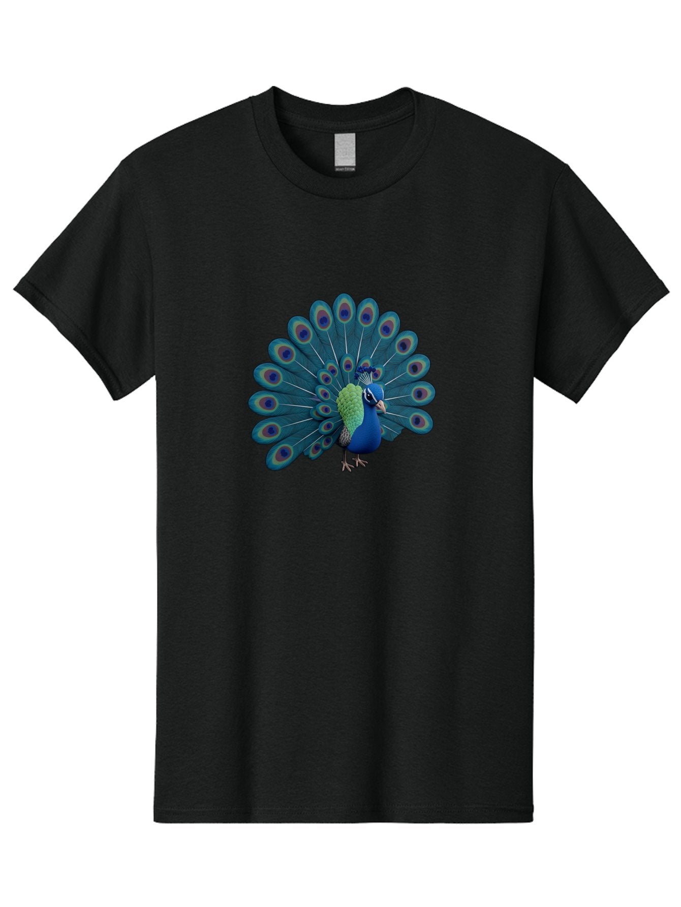 Peacock-2 Men'S Graphic Tee, 100% Cotton, Comfortable Casual Summer Wear, Machine Washable, Vintage Camera, Old Camera, Antique Camera, Black Camera, Classic Photography, Photography Equipment, Nostalgic Device, Film Camera, Camera Art Baj621