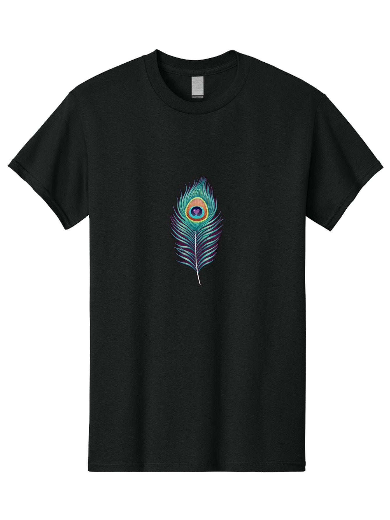 Peacock-Feather-1 Men'S Graphic Tee, 100% Cotton, Comfortable Casual Summer Wear, Machine Washable, Vintage Camera, Old Camera, Antique Camera, Black Camera, Classic Photography, Photography Equipment, Nostalgic Device, Film Camera, Camera Art Baj625 14