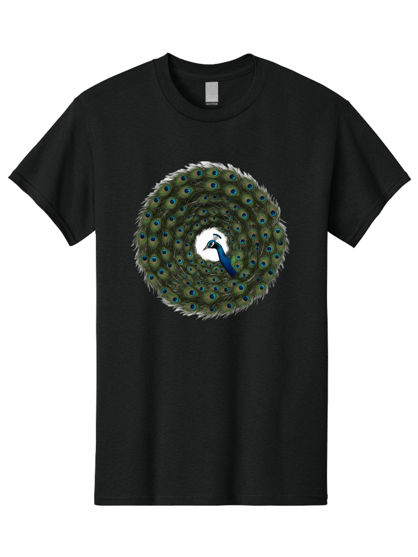 Peacock-Feathers-1 Men'S Graphic Tee, 100% Cotton, Comfortable Casual Summer Wear, Machine Washable, Vintage Camera, Old Camera, Antique Camera, Black Camera, Classic Photography, Photography Equipment, Nostalgic Device, Film Camera, Baj629 8