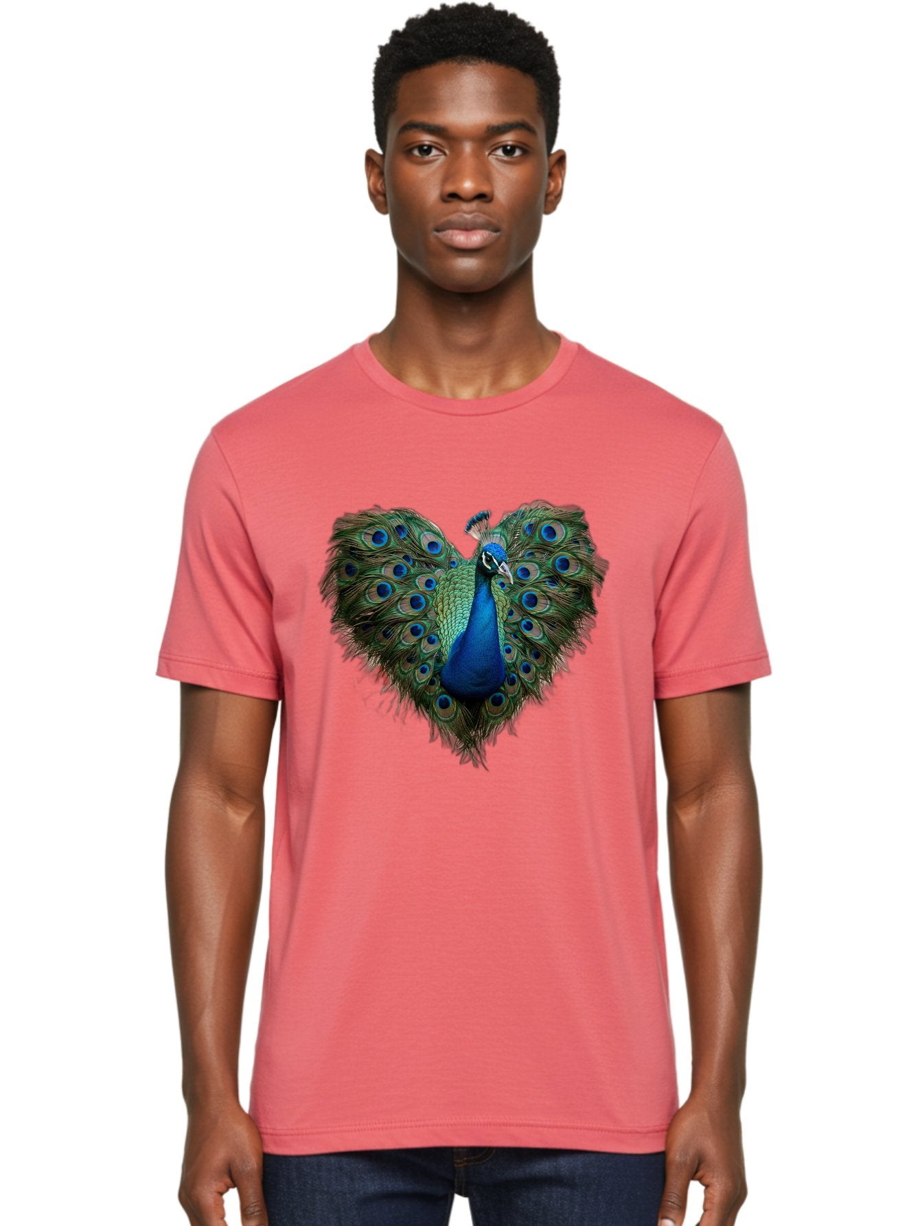 Peacock-Heart Men'S Graphic Tee, 100% Cotton, Comfortable Casual Summer Wear, Machine Washable, Vintage Camera, Old Camera, Antique Camera, Black Camera, Classic Photography, Photography Equipment, Nostalgic Device, Film Camera, Camera Art Baj633 19