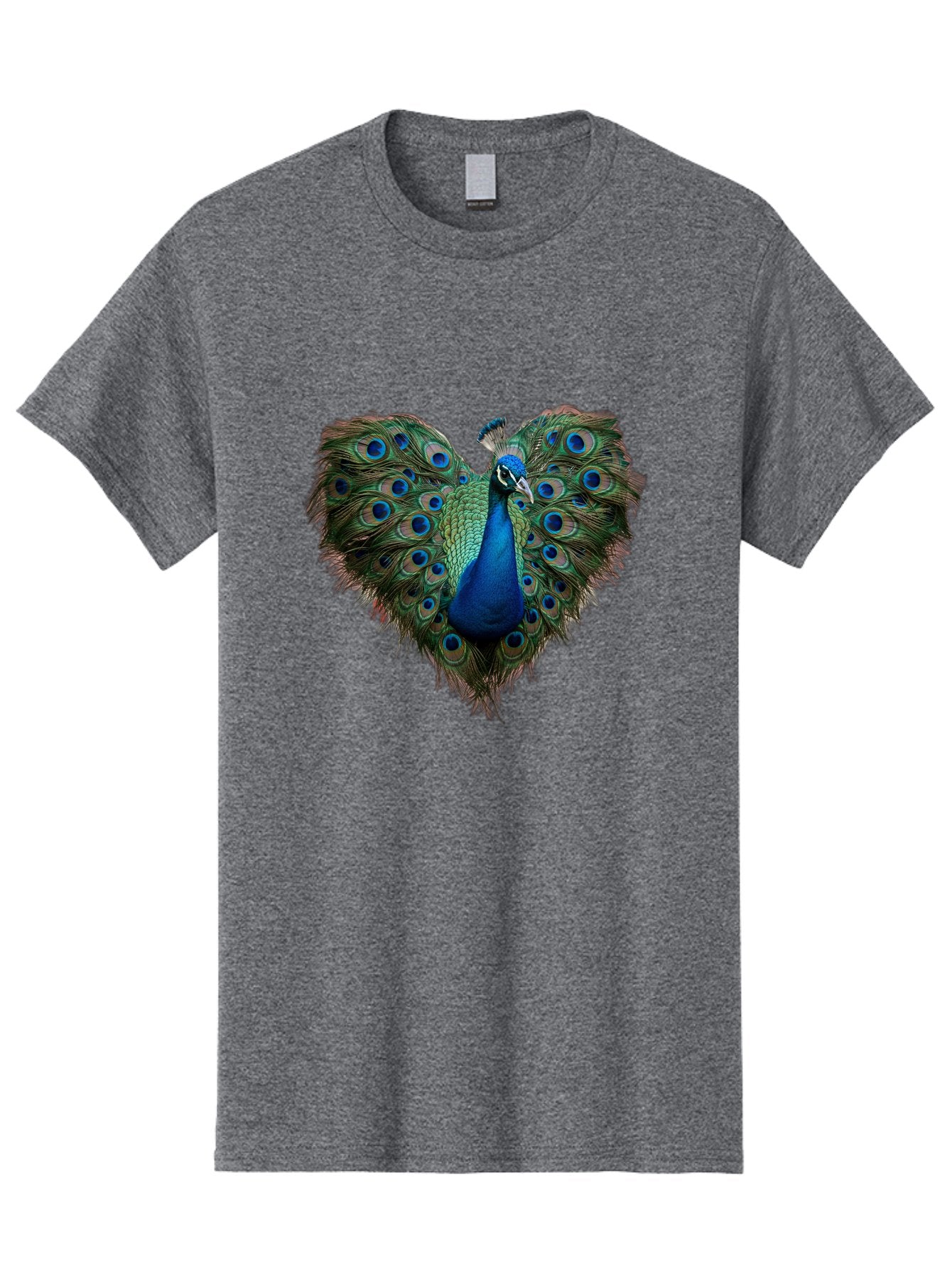 Peacock-Heart Men'S Graphic Tee, 100% Cotton, Comfortable Casual Summer Wear, Machine Washable, Vintage Camera, Old Camera, Antique Camera, Black Camera, Classic Photography, Photography Equipment, Nostalgic Device, Film Camera, Camera Art Baj633