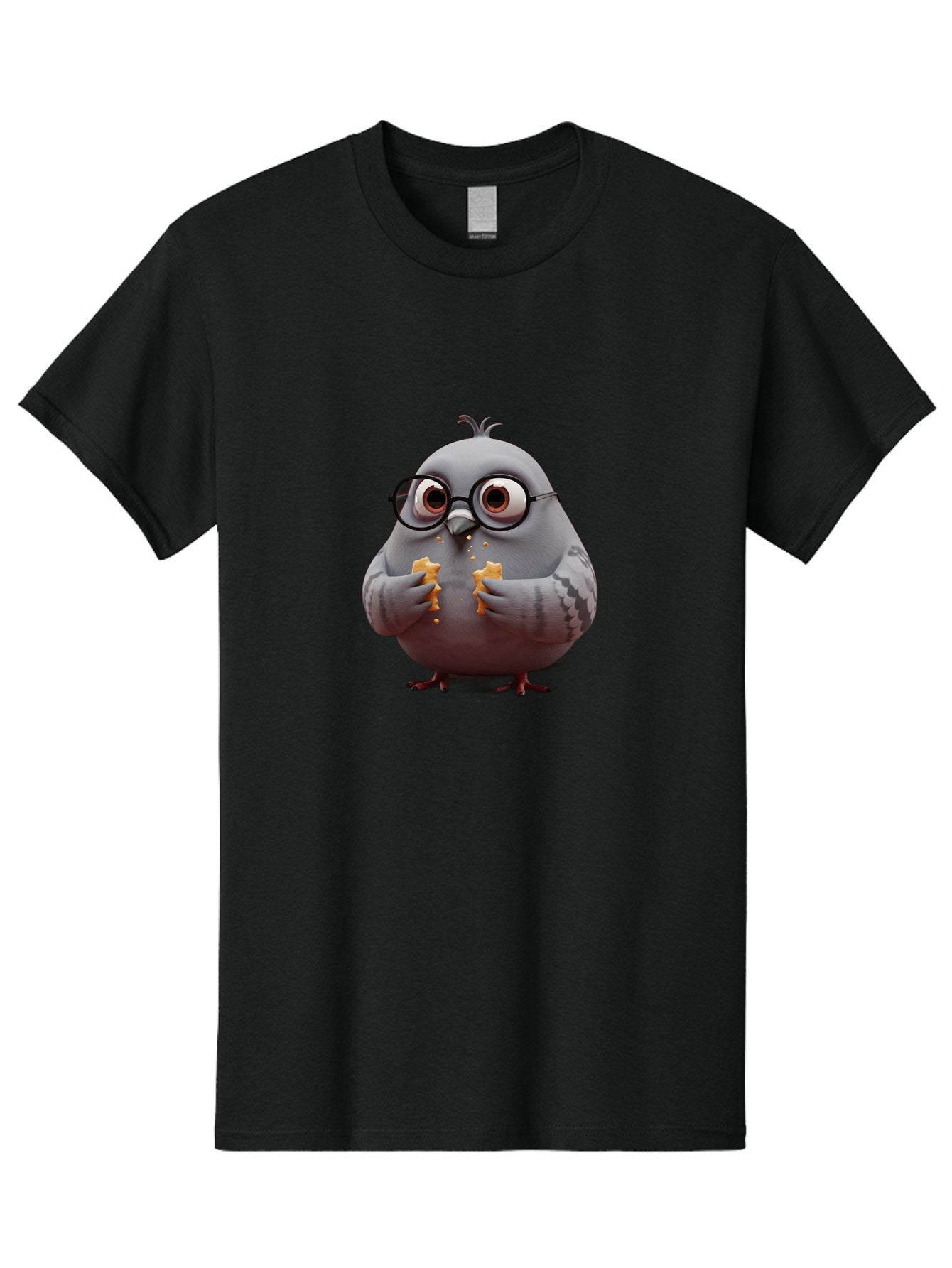 Pigeon-In-Glasses Men'S Graphic Tee, 100% Cotton, Comfortable Casual Summer Wear, Machine Washable, Vintage Camera, Old Camera, Antique Camera, Black Camera, Classic Photography, Photography Equipment, Nostalgic Device, Film Camera, Camera Art Baj641 8