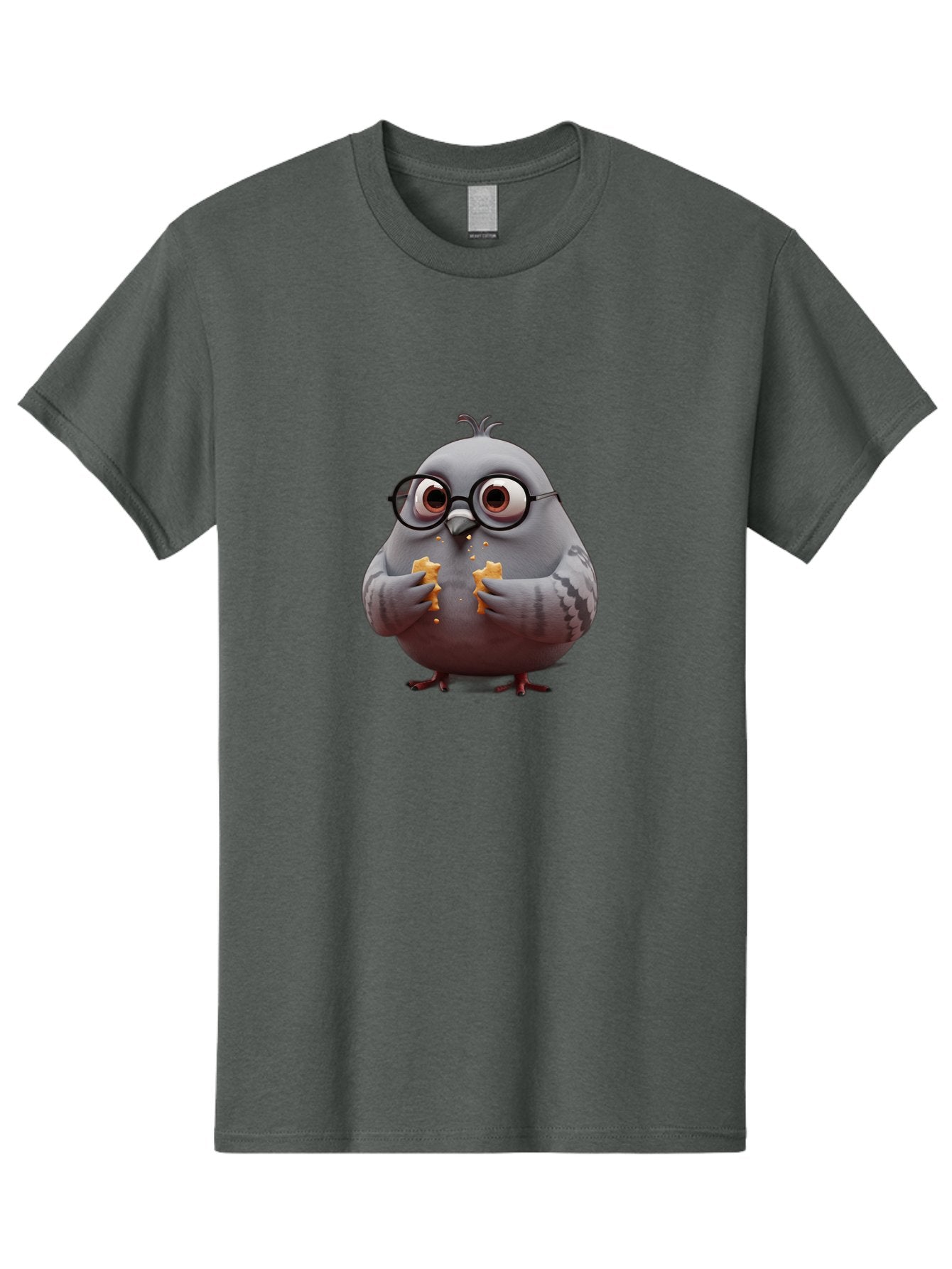 Pigeon-In-Glasses Men'S Graphic Tee, 100% Cotton, Comfortable Casual Summer Wear, Machine Washable, Vintage Camera, Old Camera, Antique Camera, Black Camera, Classic Photography, Photography Equipment, Nostalgic Device, Film Camera, Camera Art Baj641