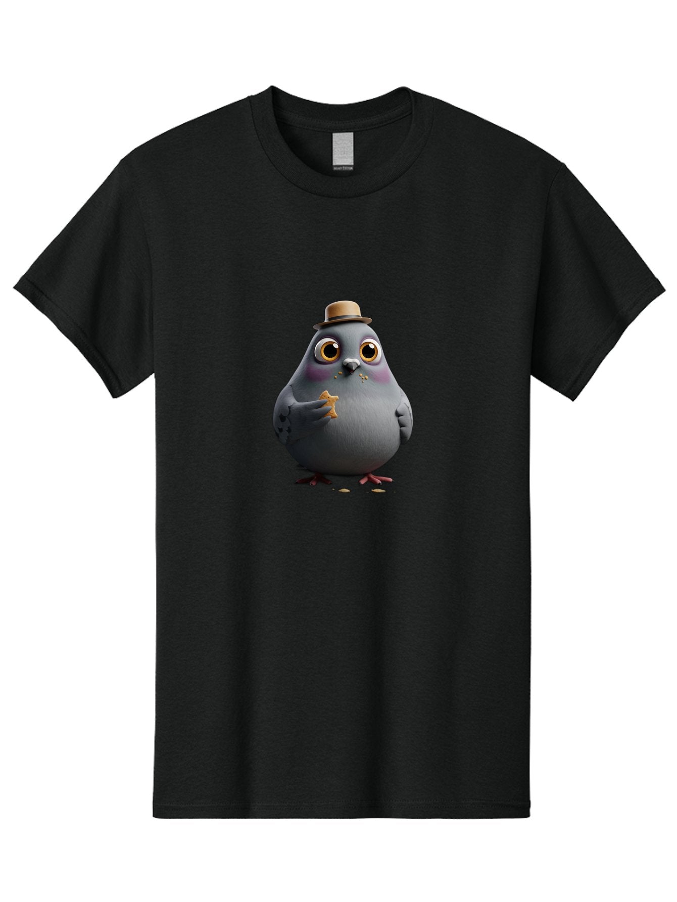 Pigeon-With-Hat Men'S Graphic Tee, 100% Cotton, Comfortable Casual Summer Wear, Machine Washable, Vintage Camera, Old Camera, Antique Camera, Black Camera, Classic Photography, Photography Equipment, Nostalgic Device, Film Camera, Camera Art Baj644 6