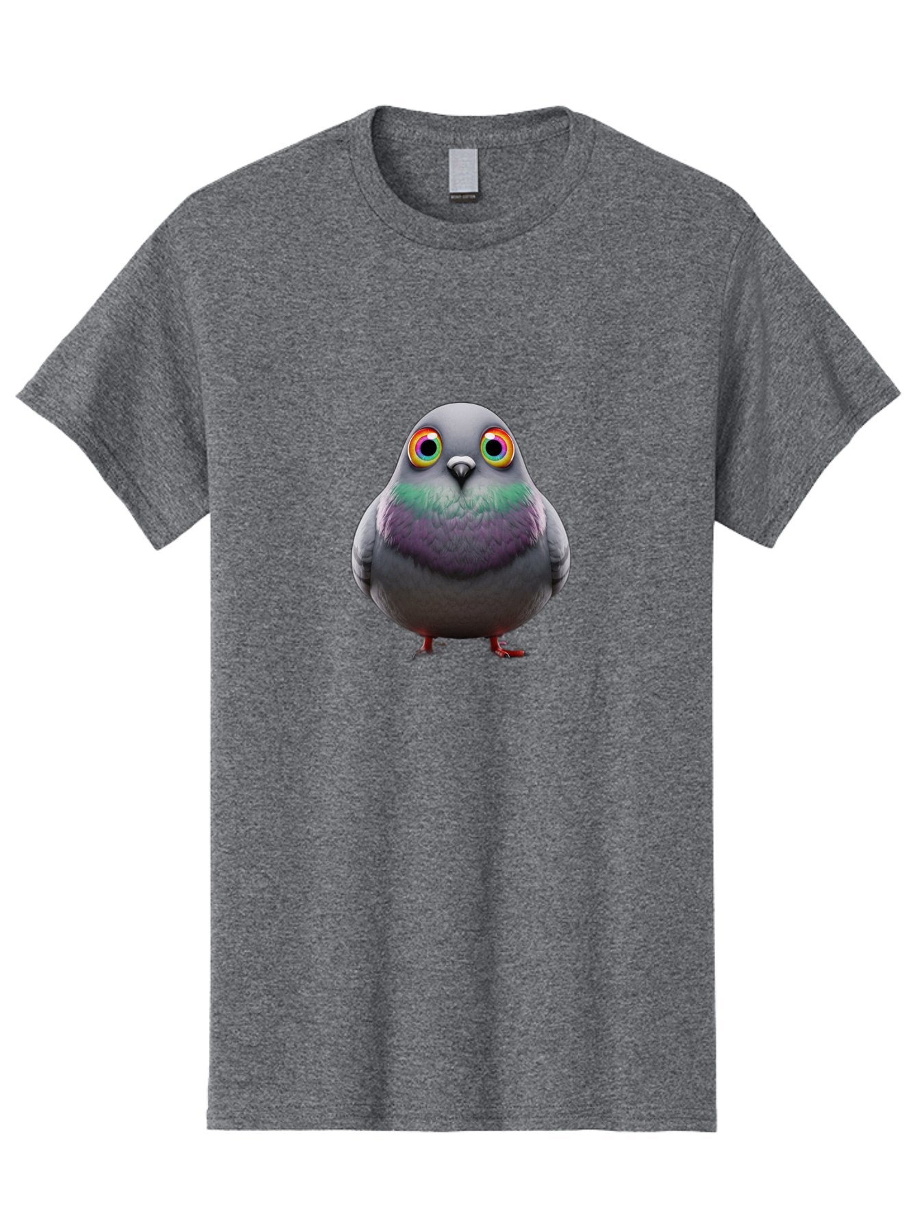 Pigeon-With-Rainbow-Eyes Men'S Graphic Tee, 100% Cotton, Comfortable Casual Summer Wear, Machine Washable, Vintage Camera, Old Camera, Antique Camera, Black Camera, Classic Photography, Photography Equipment, Nostalgic Device, Film Camera, Baj646 6