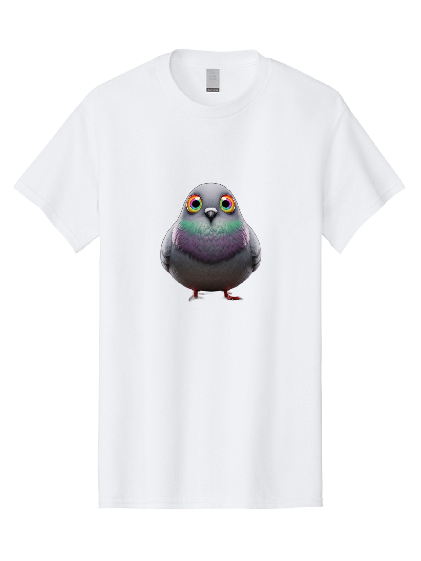 Pigeon-With-Rainbow-Eyes Men'S Graphic Tee, 100% Cotton, Comfortable Casual Summer Wear, Machine Washable, Vintage Camera, Old Camera, Antique Camera, Black Camera, Classic Photography, Photography Equipment, Nostalgic Device, Film Camera, Baj646 10